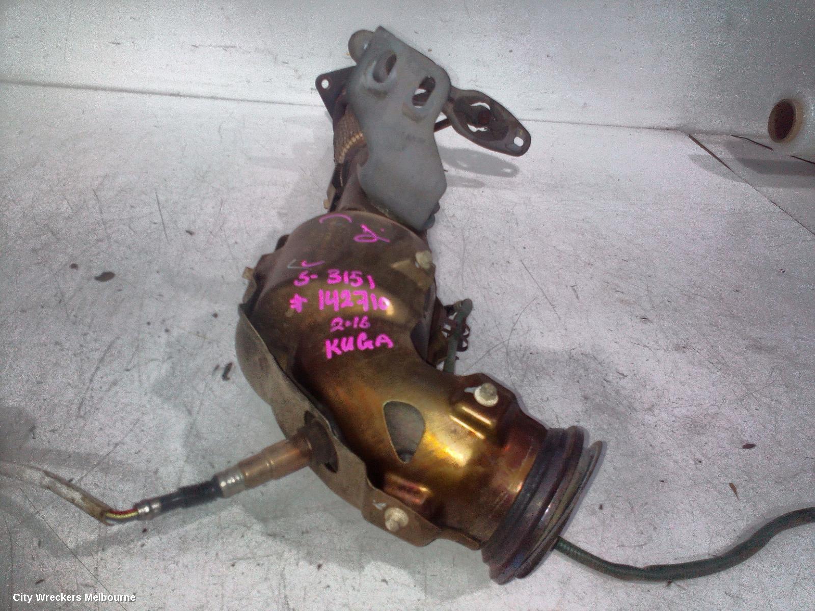 FORD KUGA CATALYTIC CONVERTER, DOWNPIPE-CAT TYPE, 2.0, PETROL, TF, 11/2014 - 09/2016