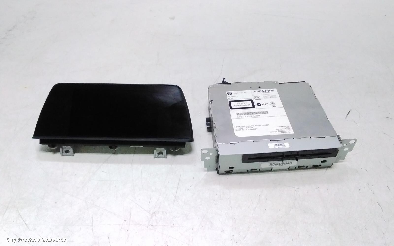 BMW 1 SERIES RADIO/CD/DVD/SAT/TV, DISPLAY UNIT, 6.5IN NAV SYSTEM BUSINESS, F20, HATCH, 06/2011 - 05/2019