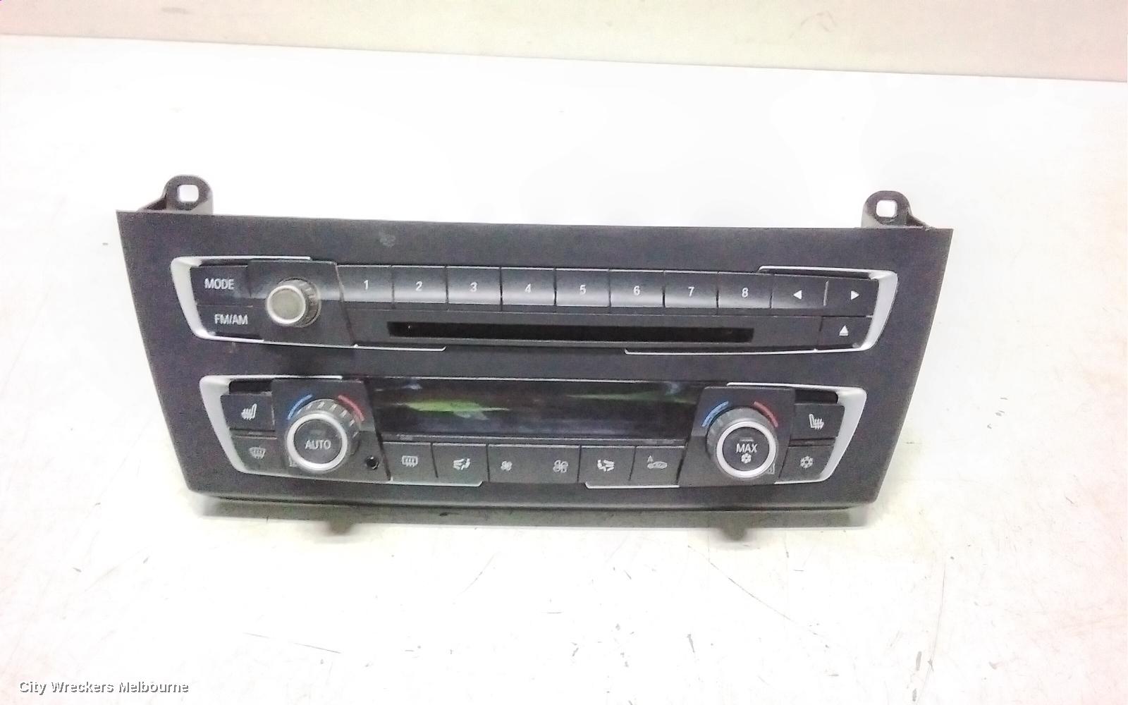 BMW 1 SERIES HEATER/AC CONTROLS, DUAL ZONE CLIMATE CONTROL, F20, HATCH, 06/2011 - 02/2015