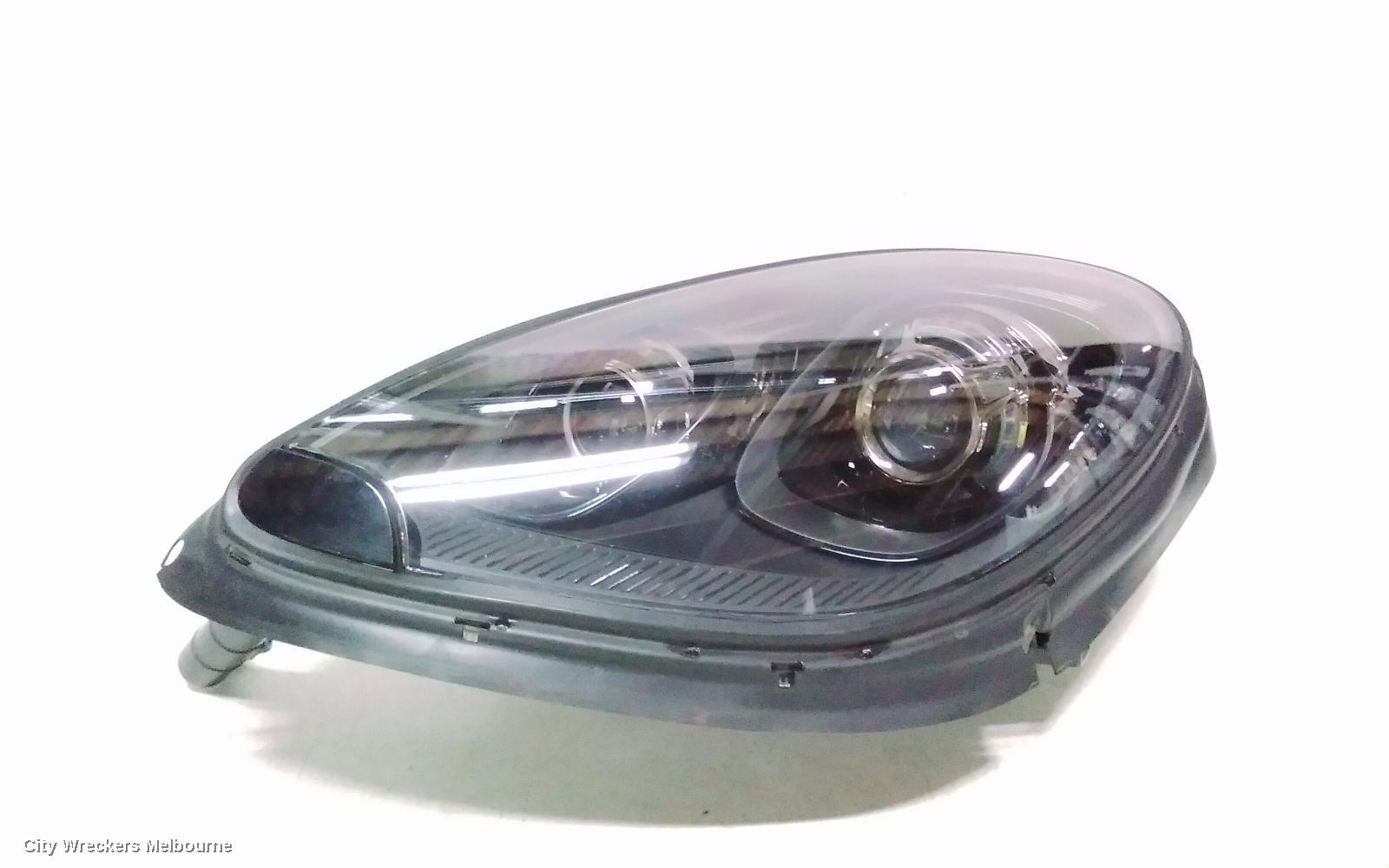 PORSCHE MACAN LEFT HEADLAMP, 95B, W/ BI-XENON, ADAPTIVE TYPE, 06/2014 - 07/2018
