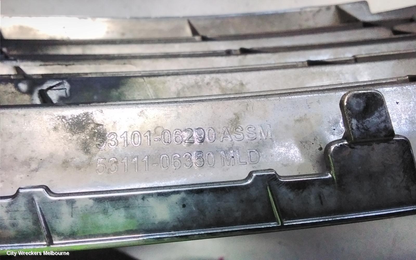 TOYOTA AURION GRILLE, RADIATOR GRILLE, GSV40R, 08/2009 - 03/2012