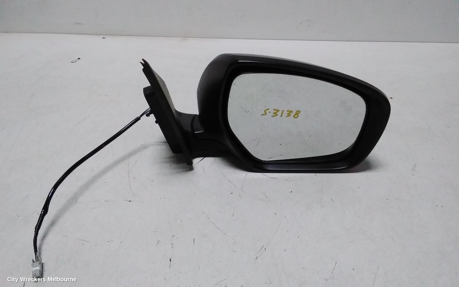 MAZDA CX9 RIGHT DOOR MIRROR, TB, NON BLINDSPOT, NON HEATED TYPE, 06/2009 - 12/2015