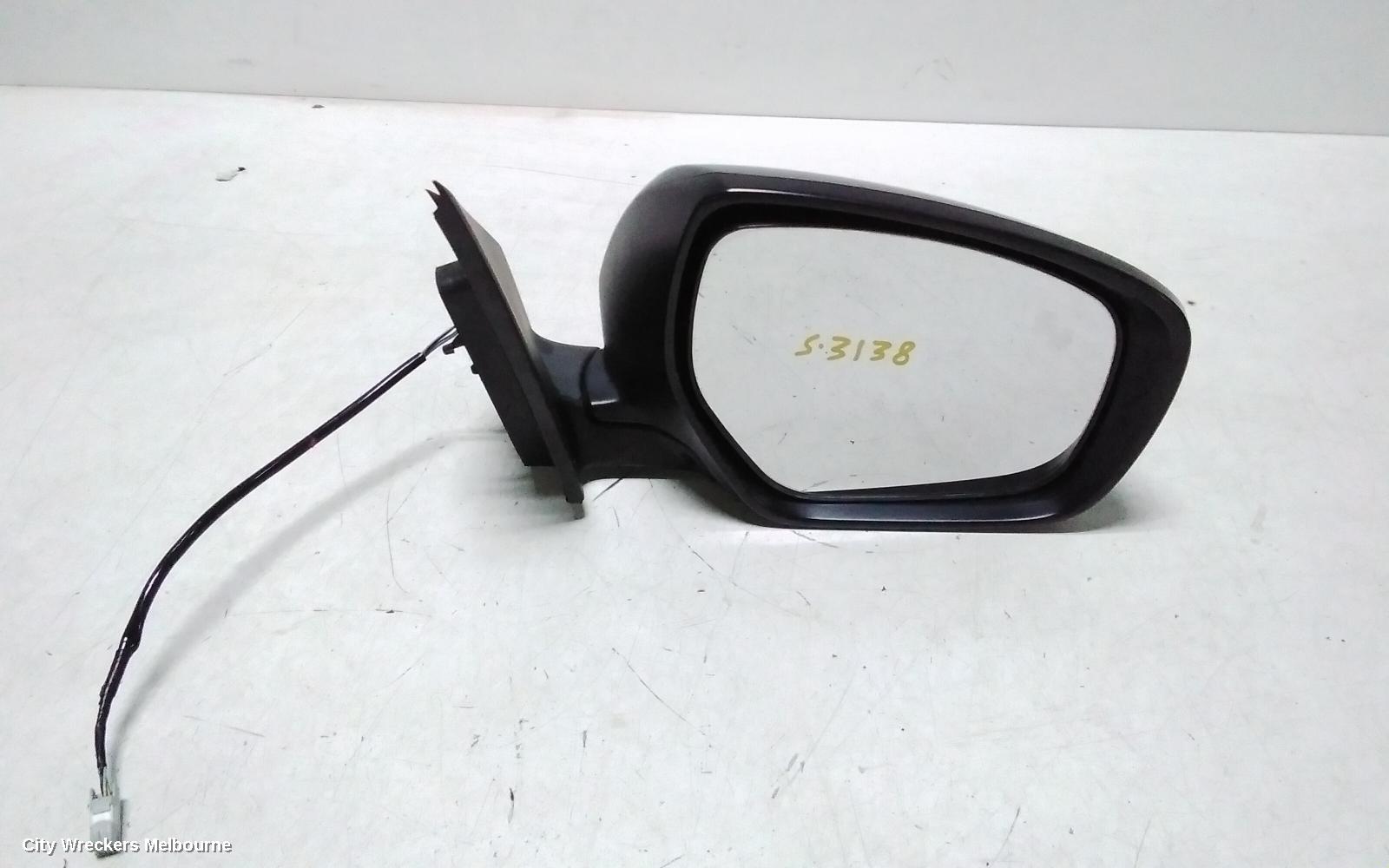MAZDA CX9 RIGHT DOOR MIRROR, TB, NON BLINDSPOT, NON HEATED TYPE, 06/2009 - 12/2015