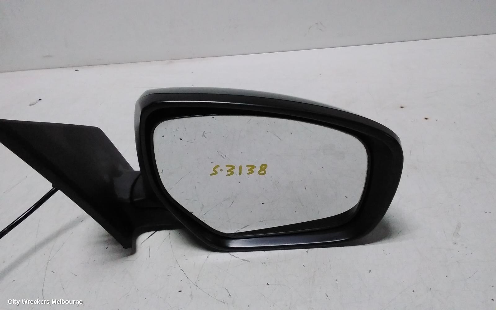 MAZDA CX9 RIGHT DOOR MIRROR, TB, NON BLINDSPOT, NON HEATED TYPE, 06/2009 - 12/2015
