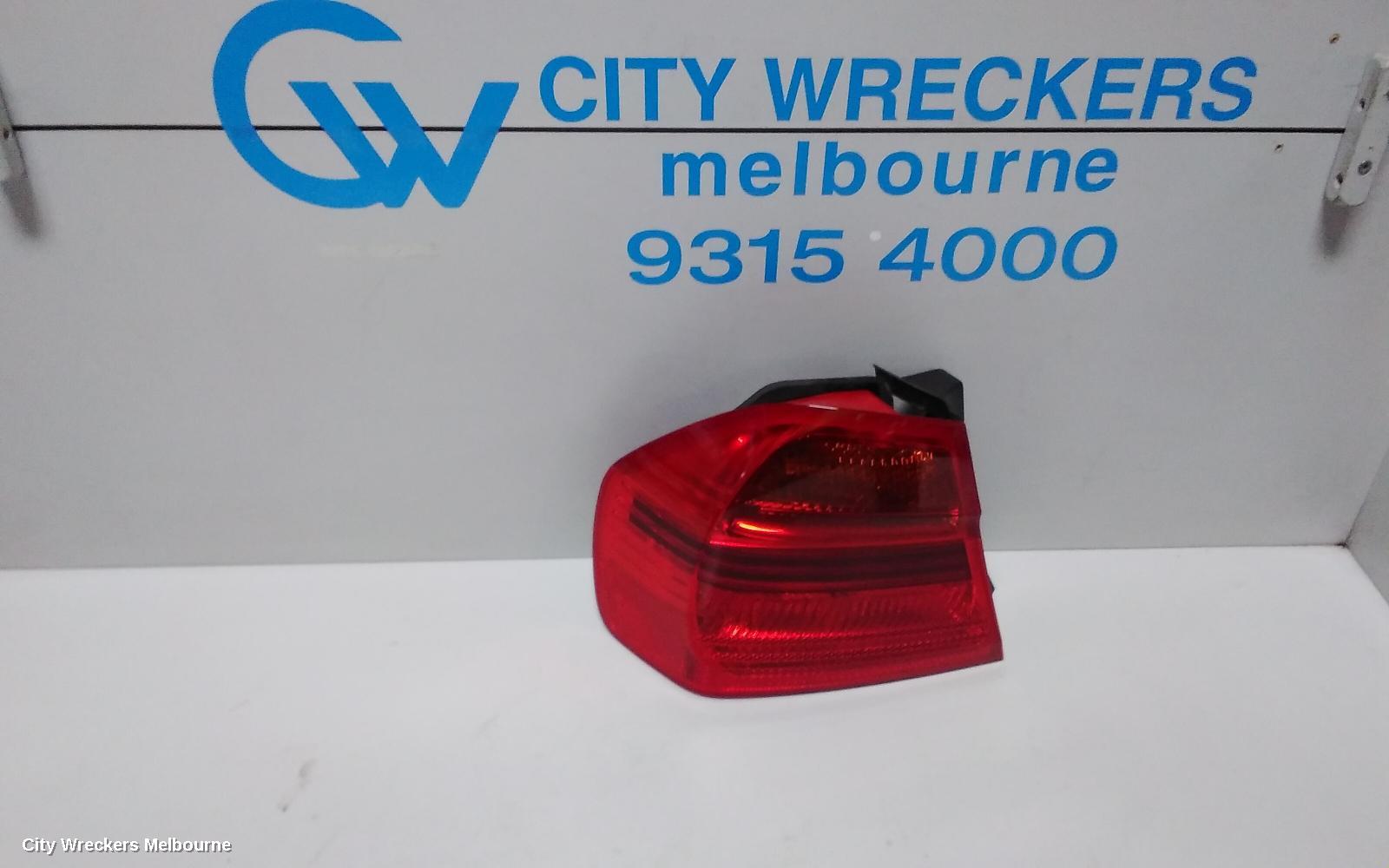 BMW 3 SERIES LEFT TAILLIGHT, E90, SEDAN, 03/2005 - 10/2008