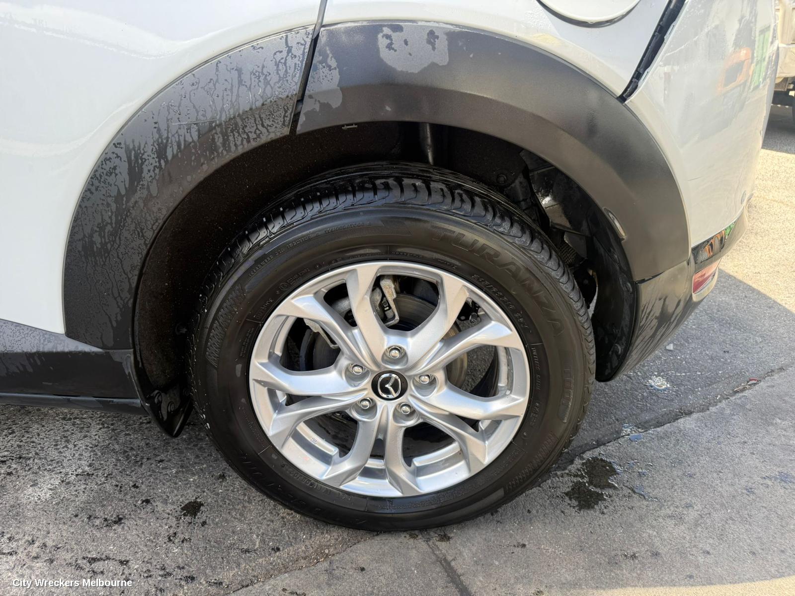 MAZDA CX3 WHEEL MAG, FACTORY, 16X6.5IN, 5 U SPOKE, DK, 03/2015 ONWARDS