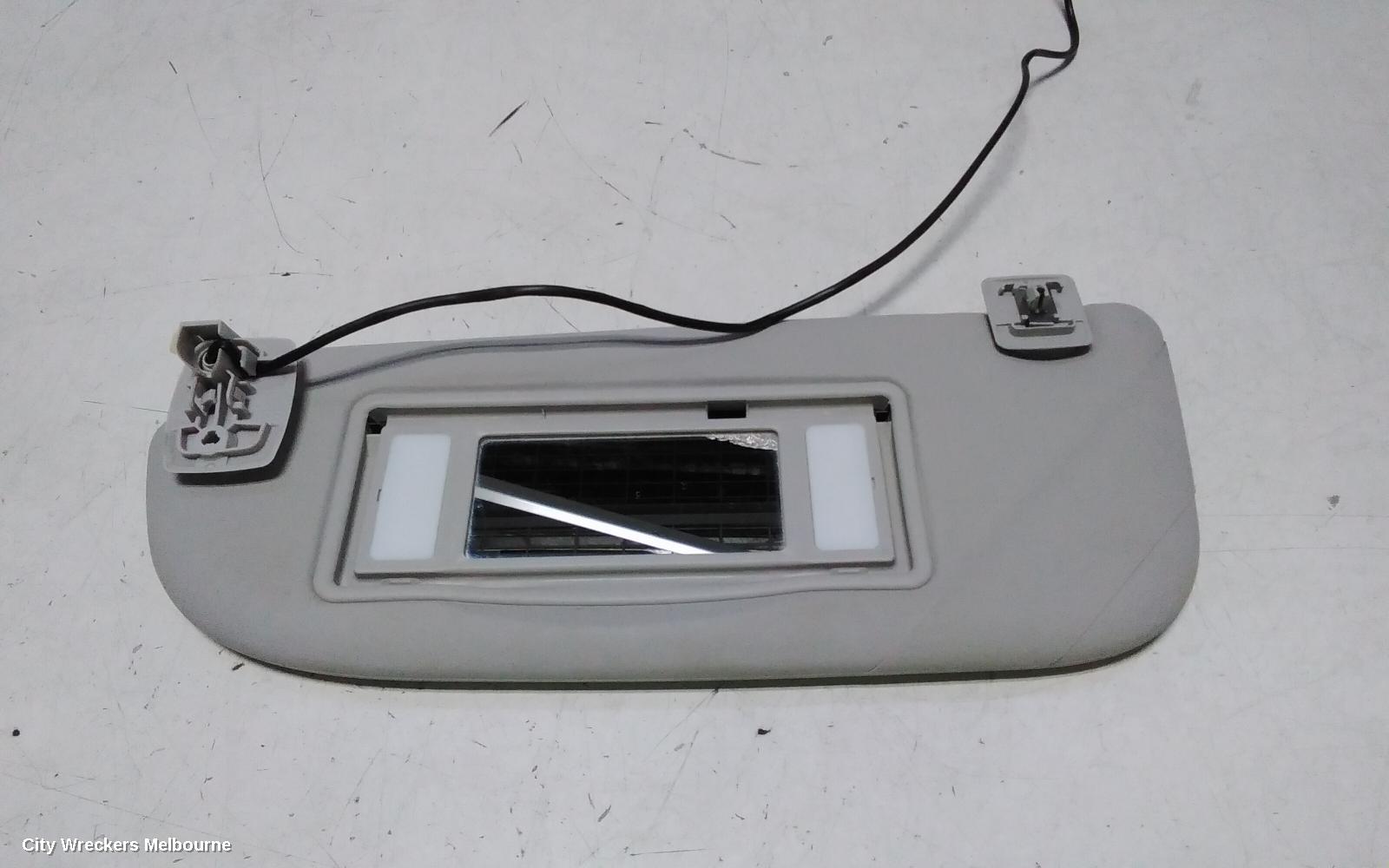 PEUGEOT 308 SUNVISOR, T7, LH SIDE, BLACK, 09/2007 - 01/2014