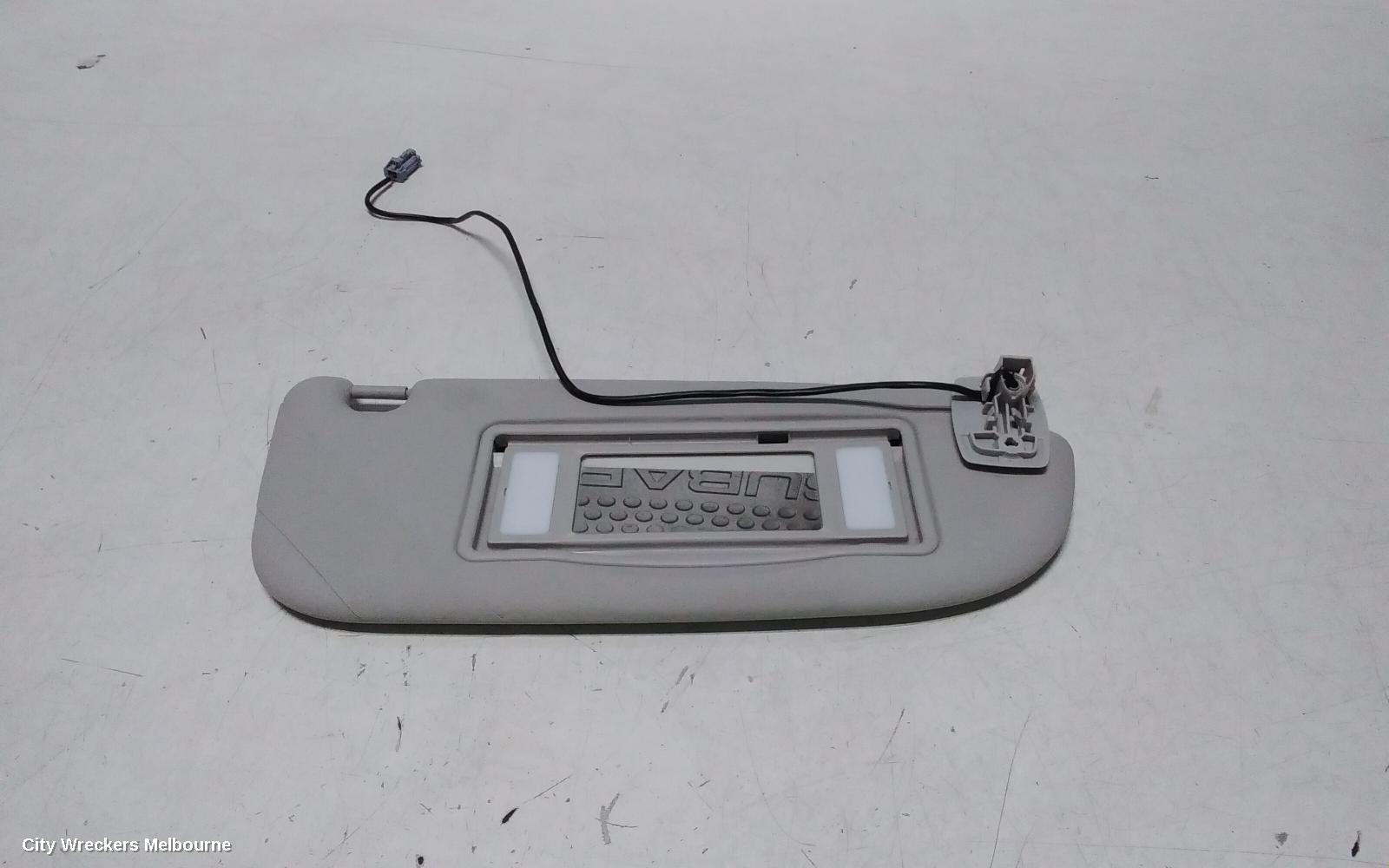 PEUGEOT 308 SUNVISOR, T7, RH SIDE, BLACK, 09/2007 - 01/2014
