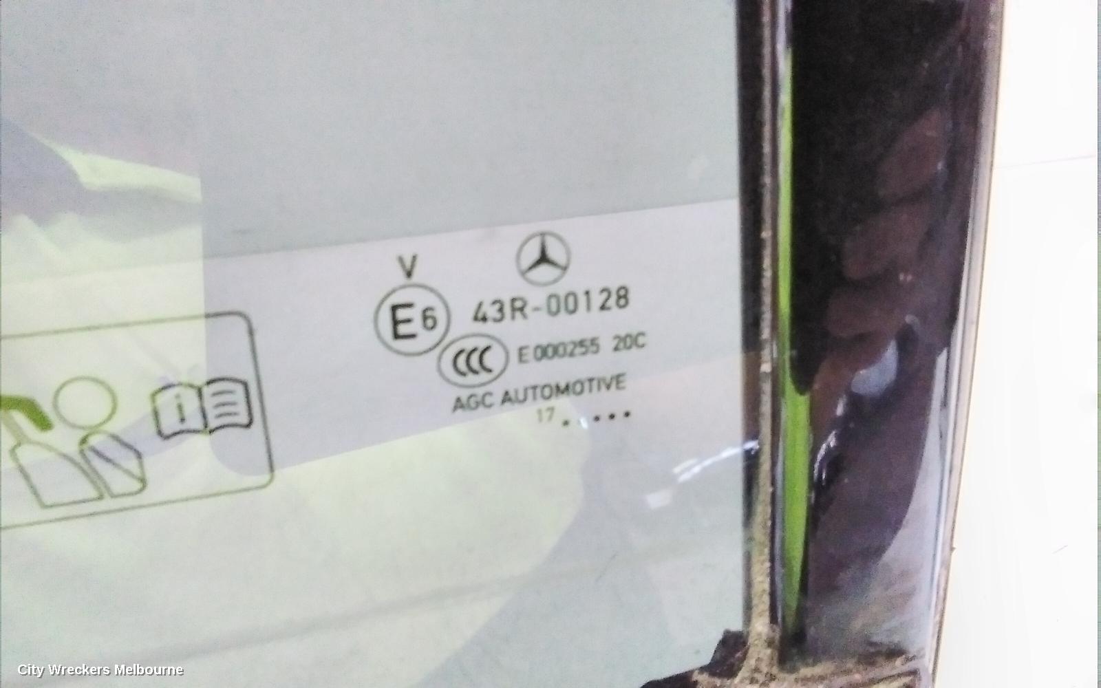 MERCEDES CLA CLASS RIGHT REAR 1/4 DOOR GLASS, C117, 10/2013 - 02/2019