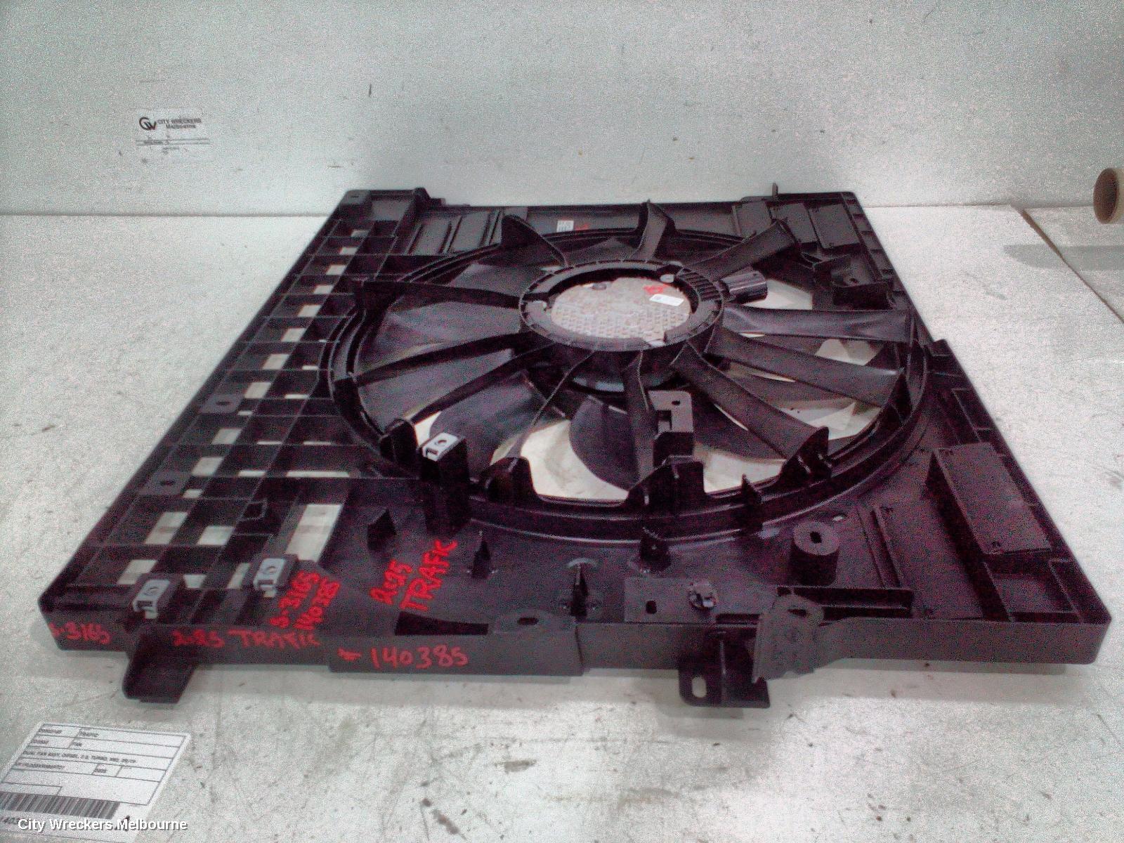 RENAULT TRAFIC FAN, DUAL FAN ASSY, DIESEL, 2.0, TURBO, X82, 09/2019 ONWARDS