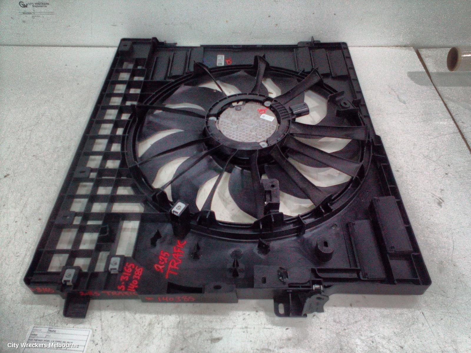 RENAULT TRAFIC FAN, DUAL FAN ASSY, DIESEL, 2.0, TURBO, X82, 09/2019 ONWARDS