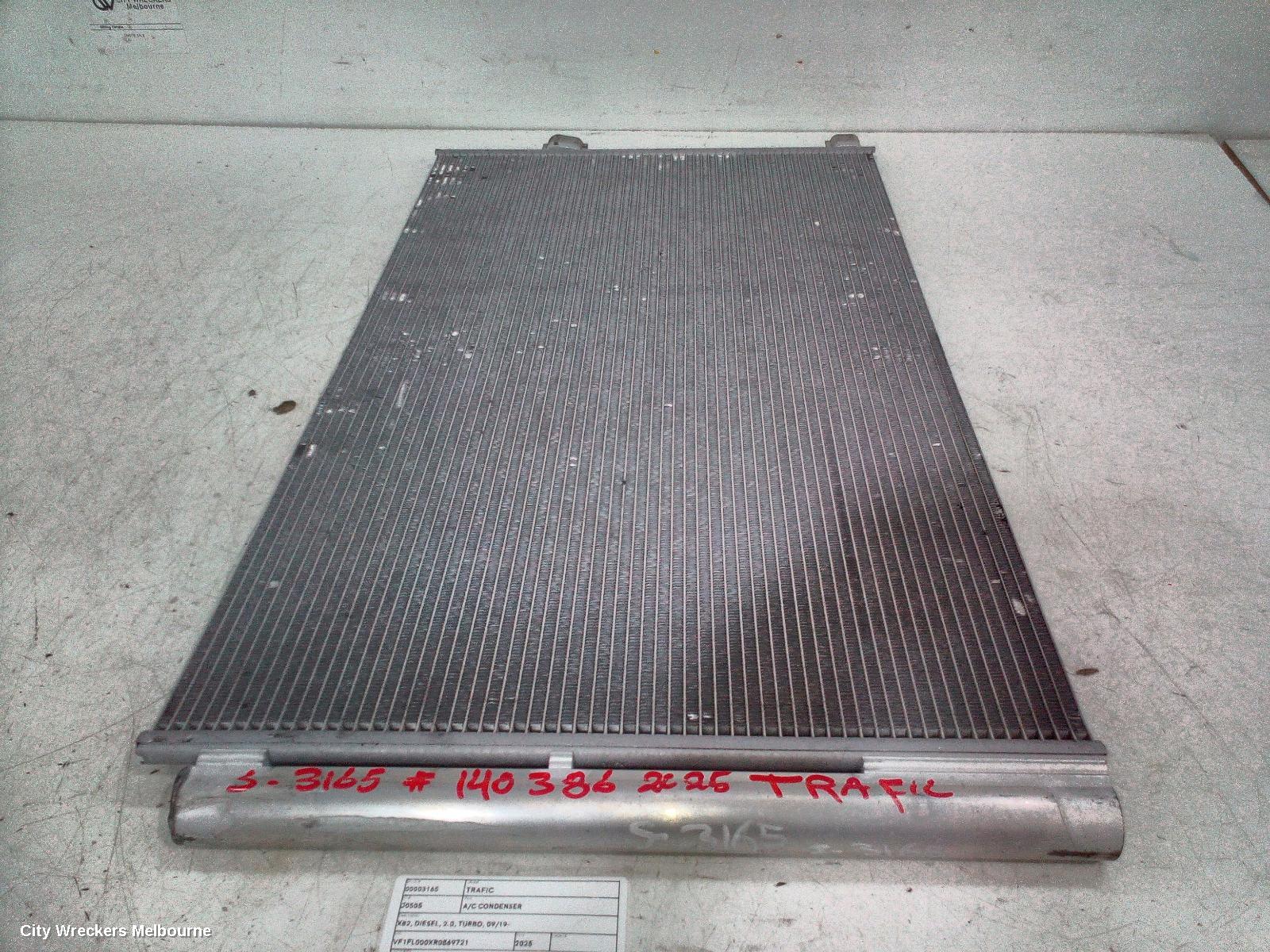 RENAULT TRAFIC A/C CONDENSER, X82, DIESEL, 2.0, TURBO, 09/2019 ONWARDS