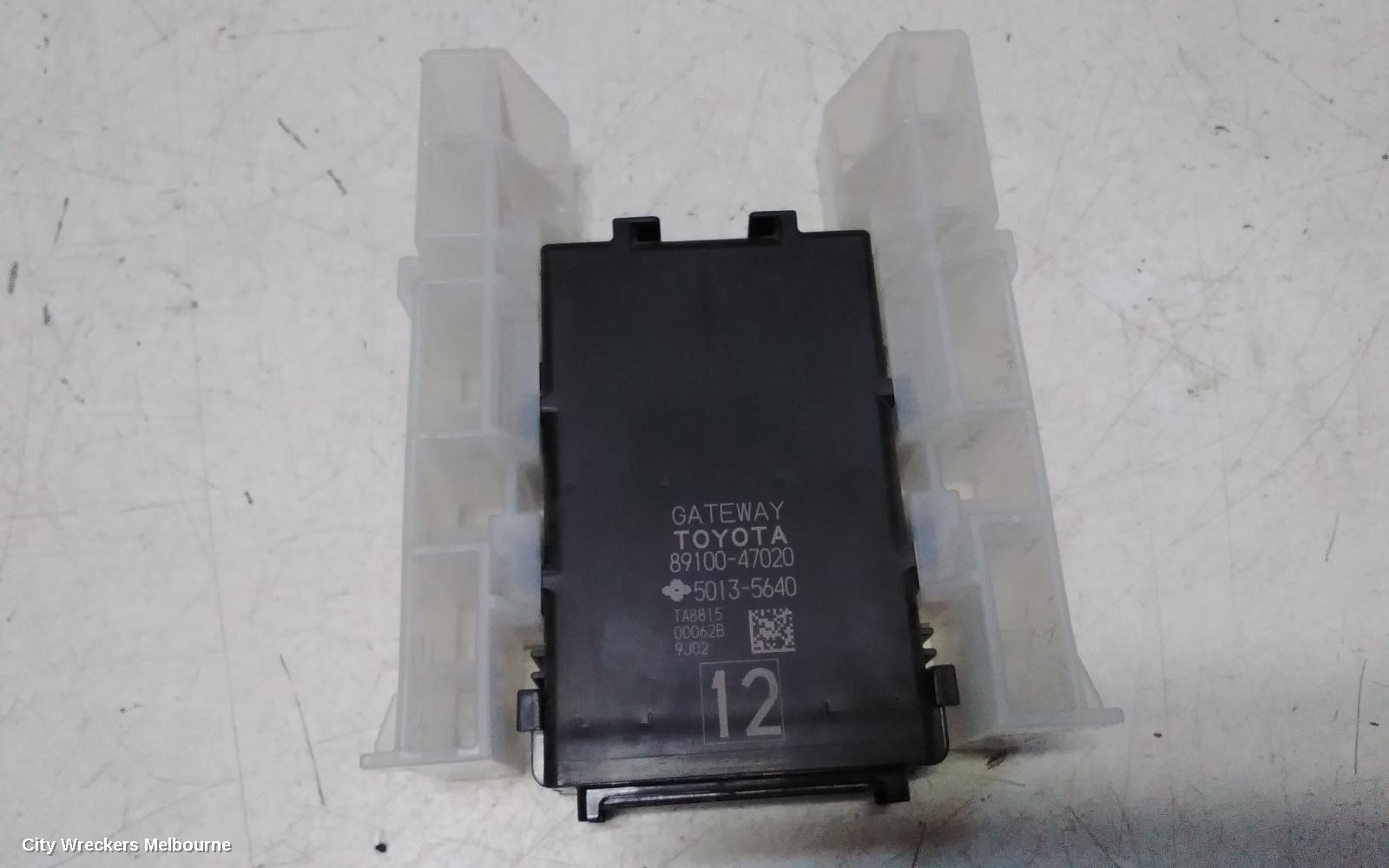 TOYOTA PRIUS, ZVW40R, PRIUS V, 05/2012 - 11/2022, GATEWAY CONTROL MODULE ECU 89100-47020: 139996