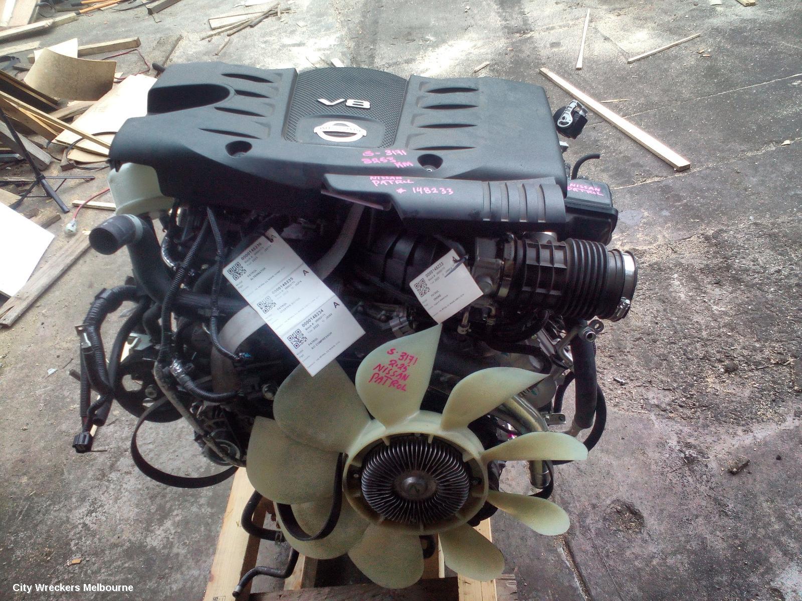 NISSAN PATROL ENGINE, Y62, PETROL, 5.6, VK56VD, EURO 5, 02/2016 ONWARDS