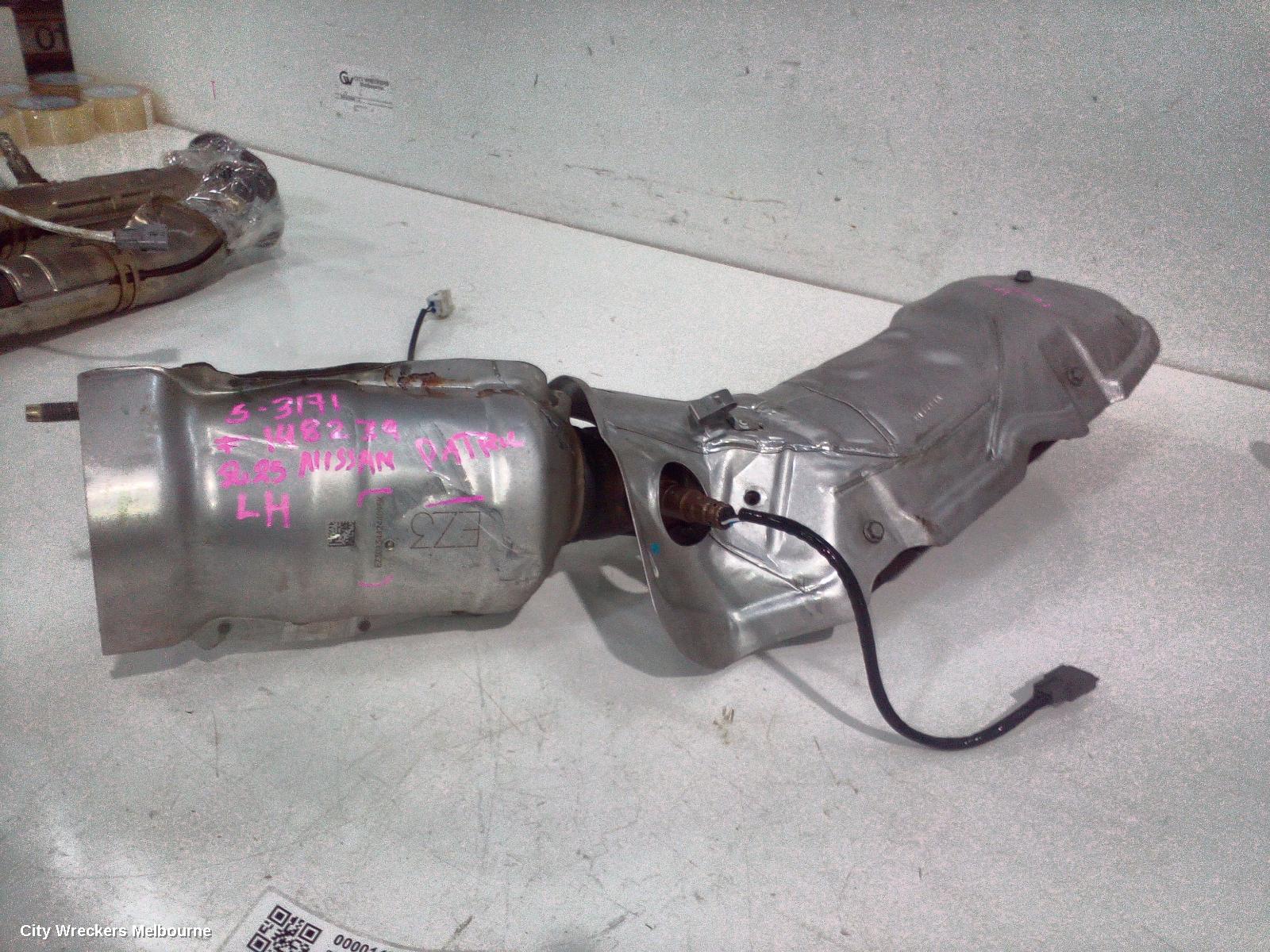 NISSAN PATROL CATALYTIC CONVERTER, MANIFOLD-CAT TYPE, 5.6, PETROL, LH SIDE, Y62, 02/2016 ONWARDS