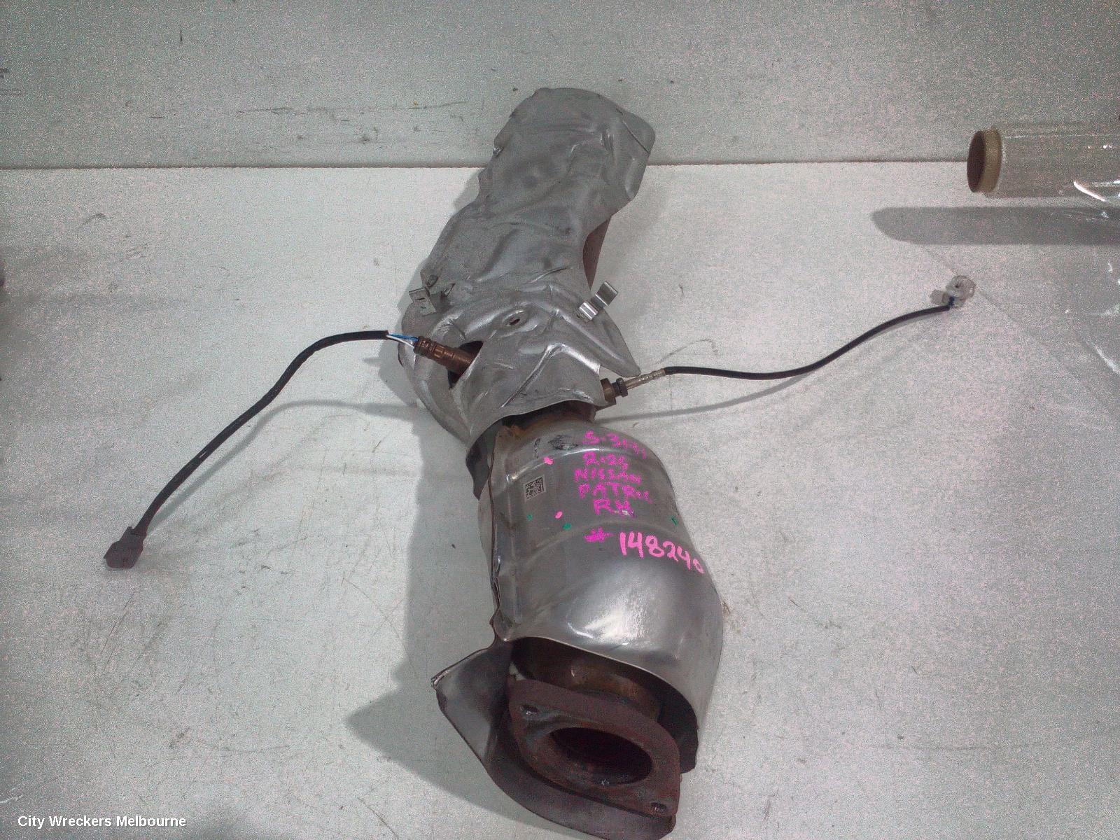 NISSAN PATROL CATALYTIC CONVERTER, MANIFOLD-CAT TYPE, 5.6, PETROL, RH SIDE, Y62, 02/2016 ONWARDS