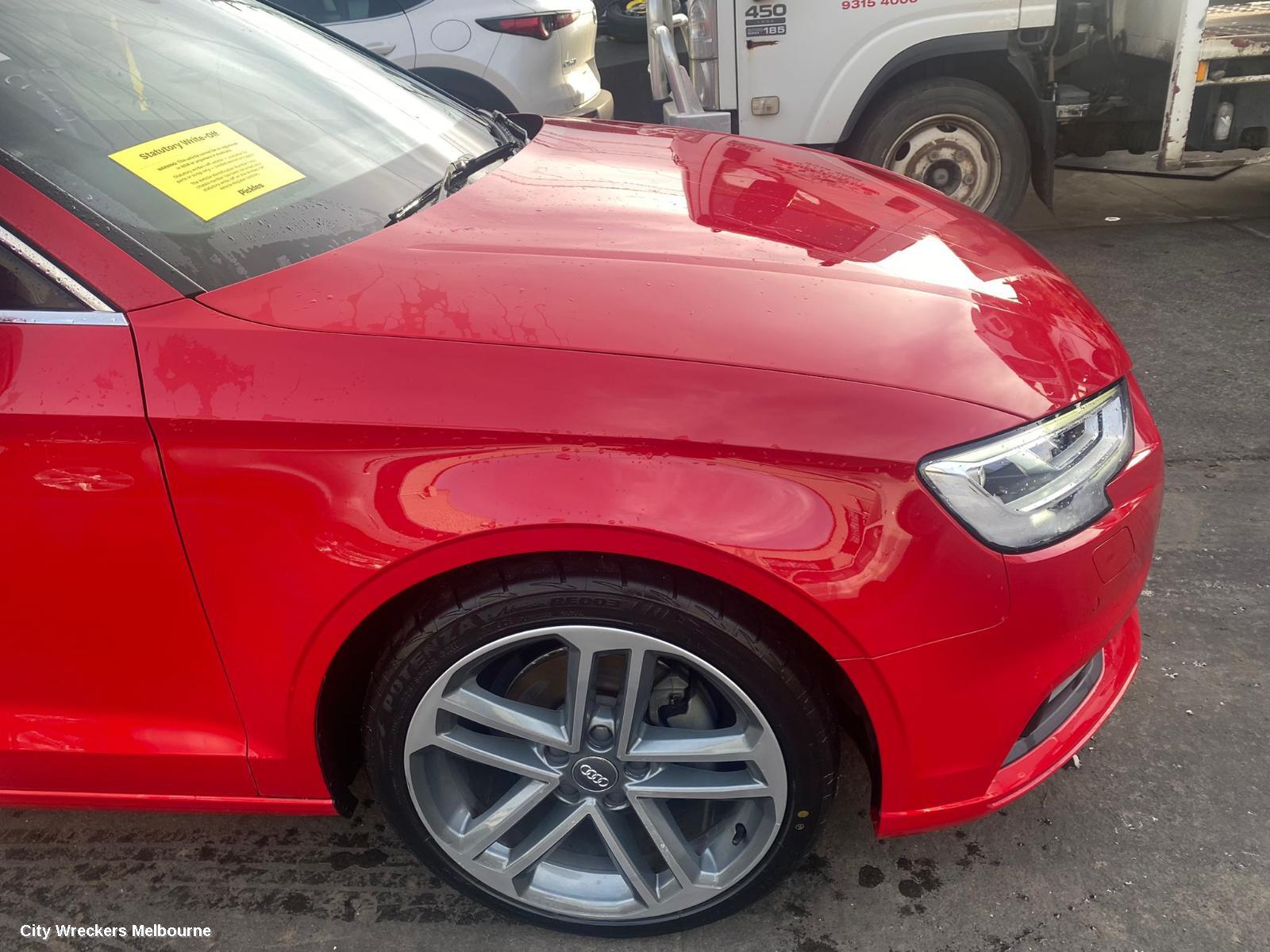 AUDI A3 LEFT FRONT DOOR, 8V, A3/S3/RS3, SEDAN, 11/2013 - 10/2020