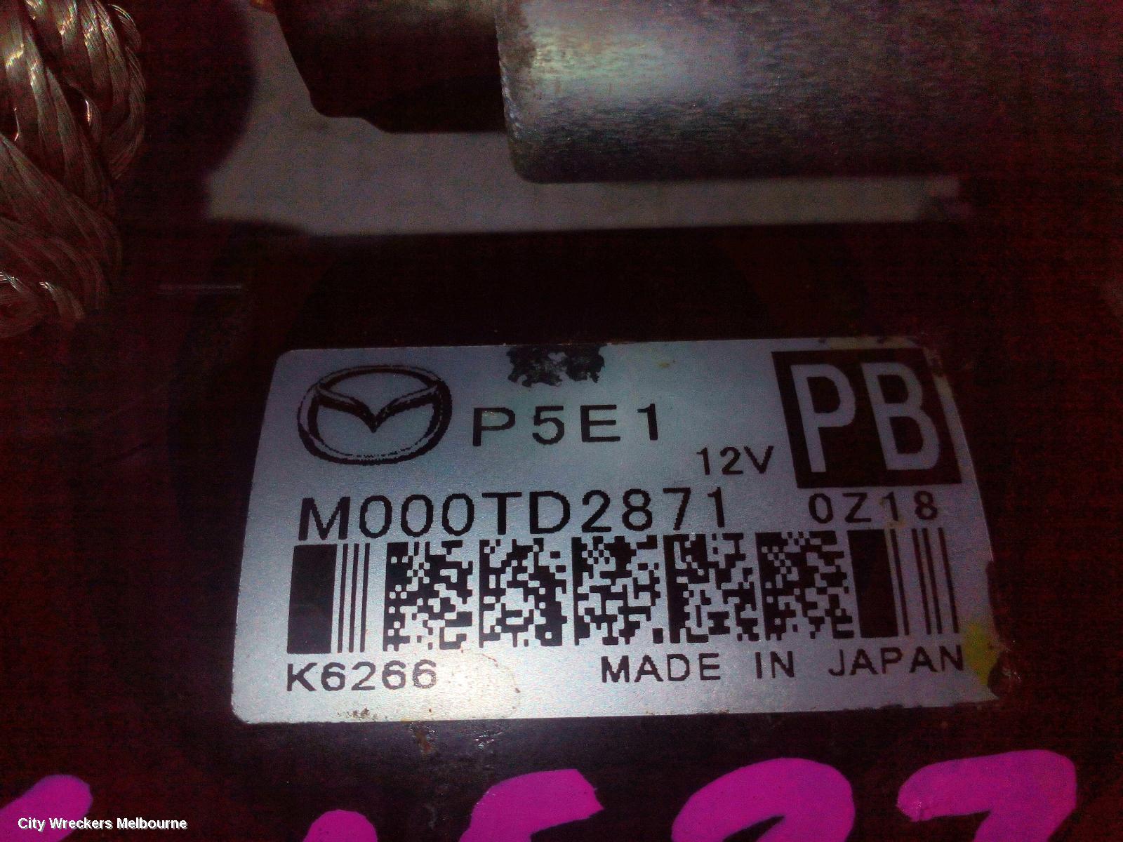MAZDA CX3 STARTER, PETROL, 2.0, DK, 06/2018 ONWARDS