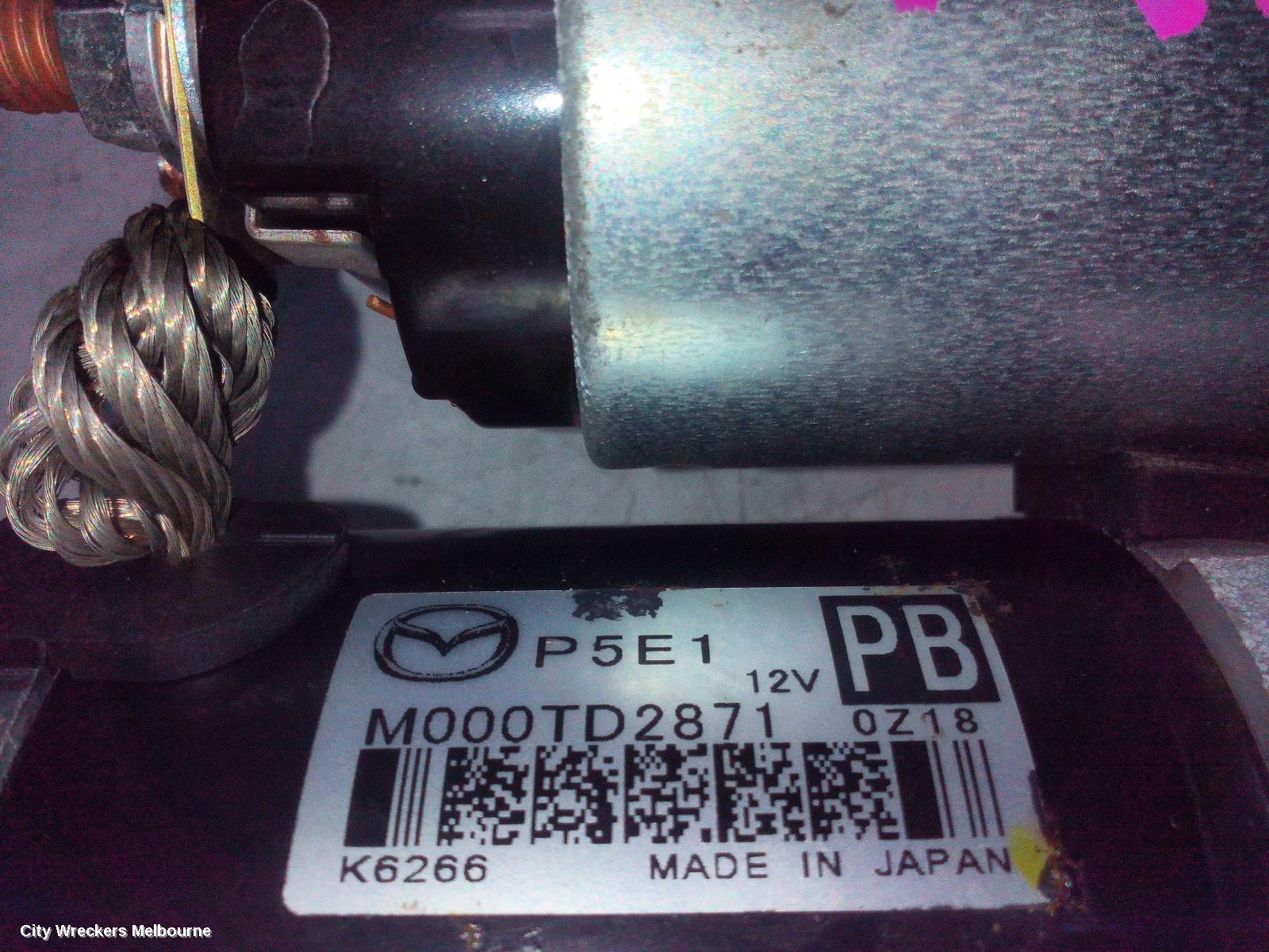 MAZDA CX3 STARTER, PETROL, 2.0, DK, 06/2018 ONWARDS