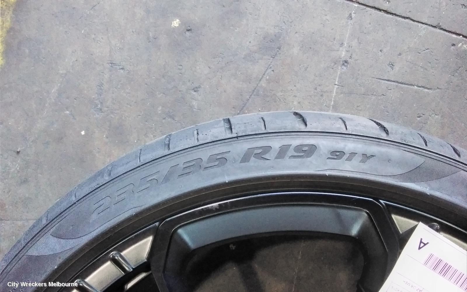 HYUNDAI I30 WHEEL MAG, FACTORY, 19X8IN, 5 V SPOKE, BLACK, CN7, SEDAN (S.KOREA VIN KMHL), 03/2023 ONWARDS
