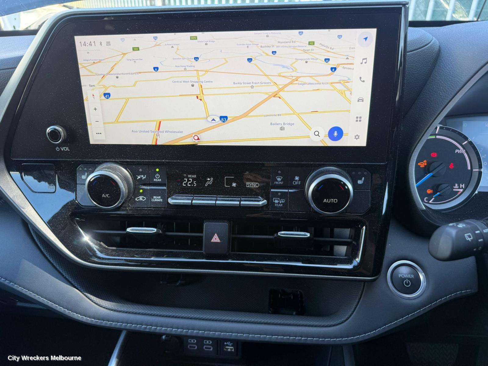 TOYOTA KLUGER RADIO/CD/DVD/SAT/TV, HEAD UNIT, W/ DISPLAY UNIT, 12.3IN TOUCHSCREEN, W/ SAT NAV TYPE, XU70 SERIES, 08/2022 ONWARDS