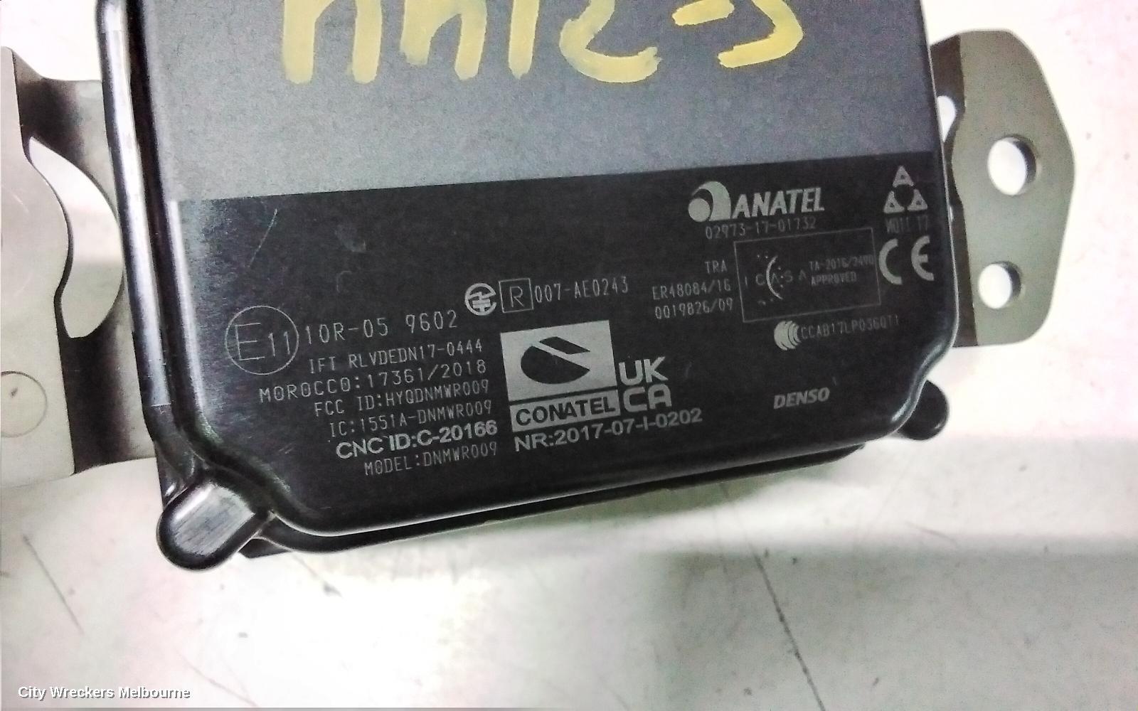 TOYOTA KLUGER REVERSE CAMERA, FRONT RADAR SENSOR (GRILLE MOUNTED), GSU70/GSU75, 03/2021 ONWARDS