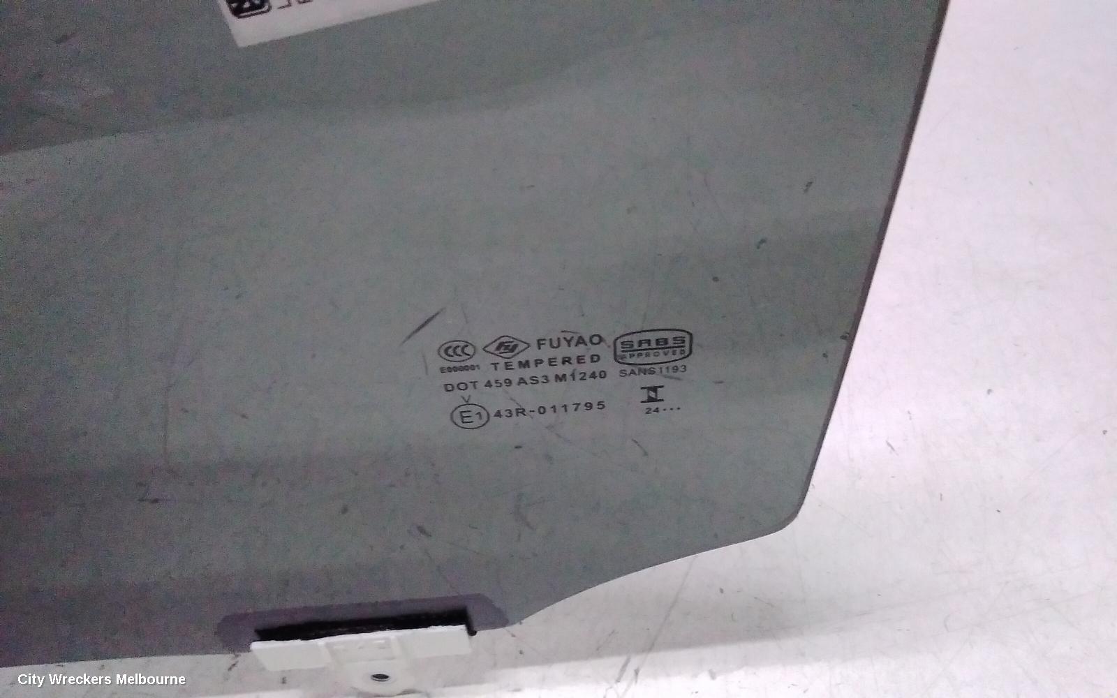 LEXUS RX SERIES LEFT REAR DOOR WINDOW, AL20, 10/2015 - 08/2022