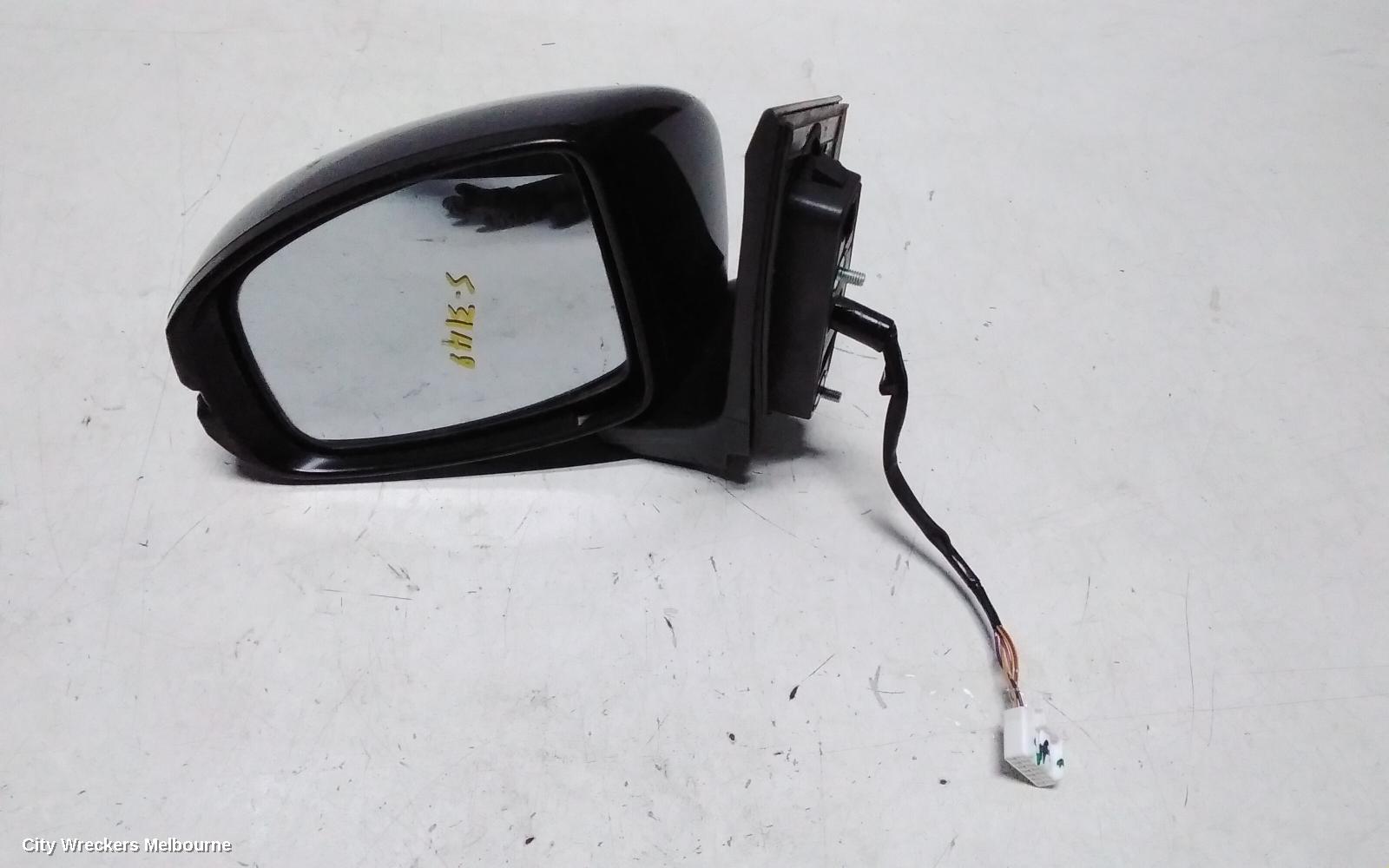 HONDA CITY LEFT DOOR MIRROR, GM, MANUAL FOLDING TYPE, VTI, 01/2014 - 09/2020
