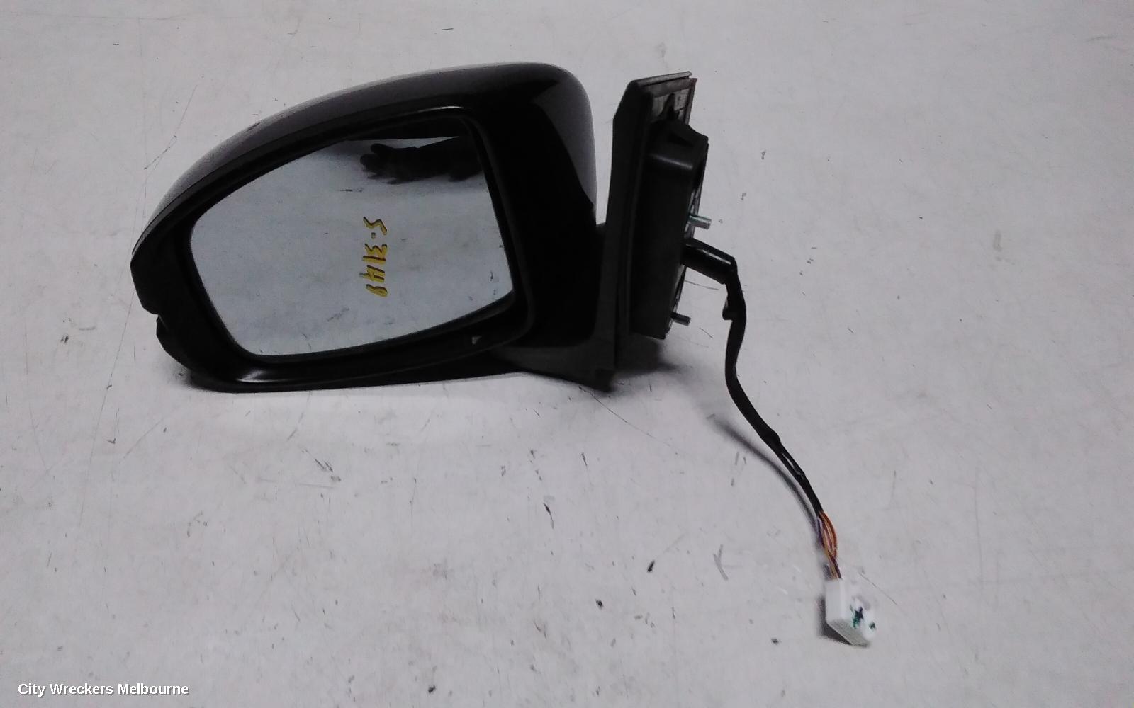 HONDA CITY LEFT DOOR MIRROR, GM, MANUAL FOLDING TYPE, VTI, 01/2014 - 09/2020