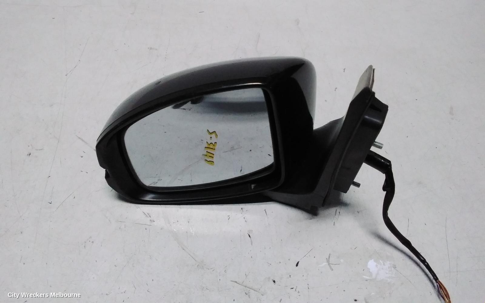 HONDA CITY LEFT DOOR MIRROR, GM, MANUAL FOLDING TYPE, VTI, 01/2014 - 09/2020