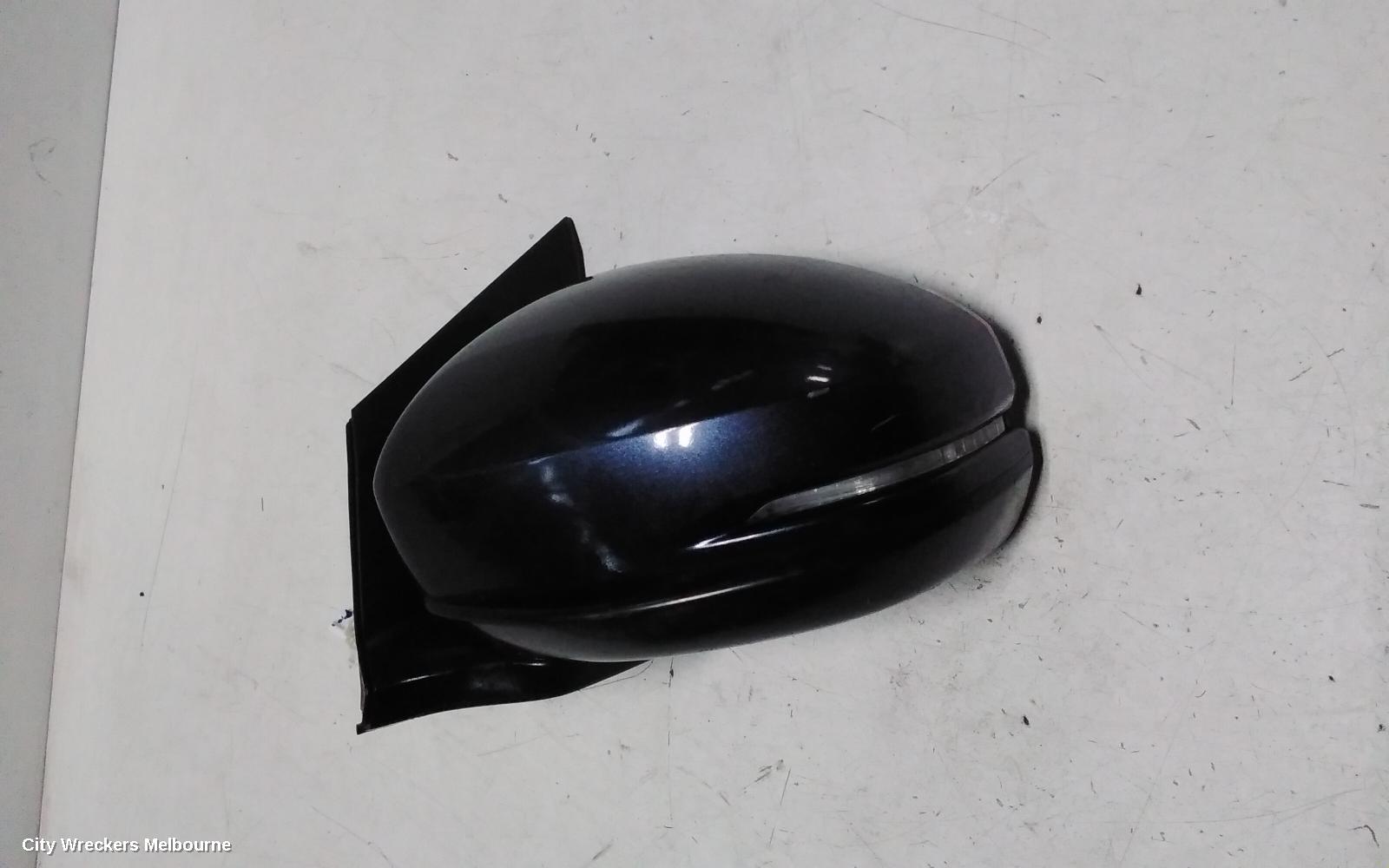 HONDA CITY LEFT DOOR MIRROR, GM, MANUAL FOLDING TYPE, VTI, 01/2014 - 09/2020