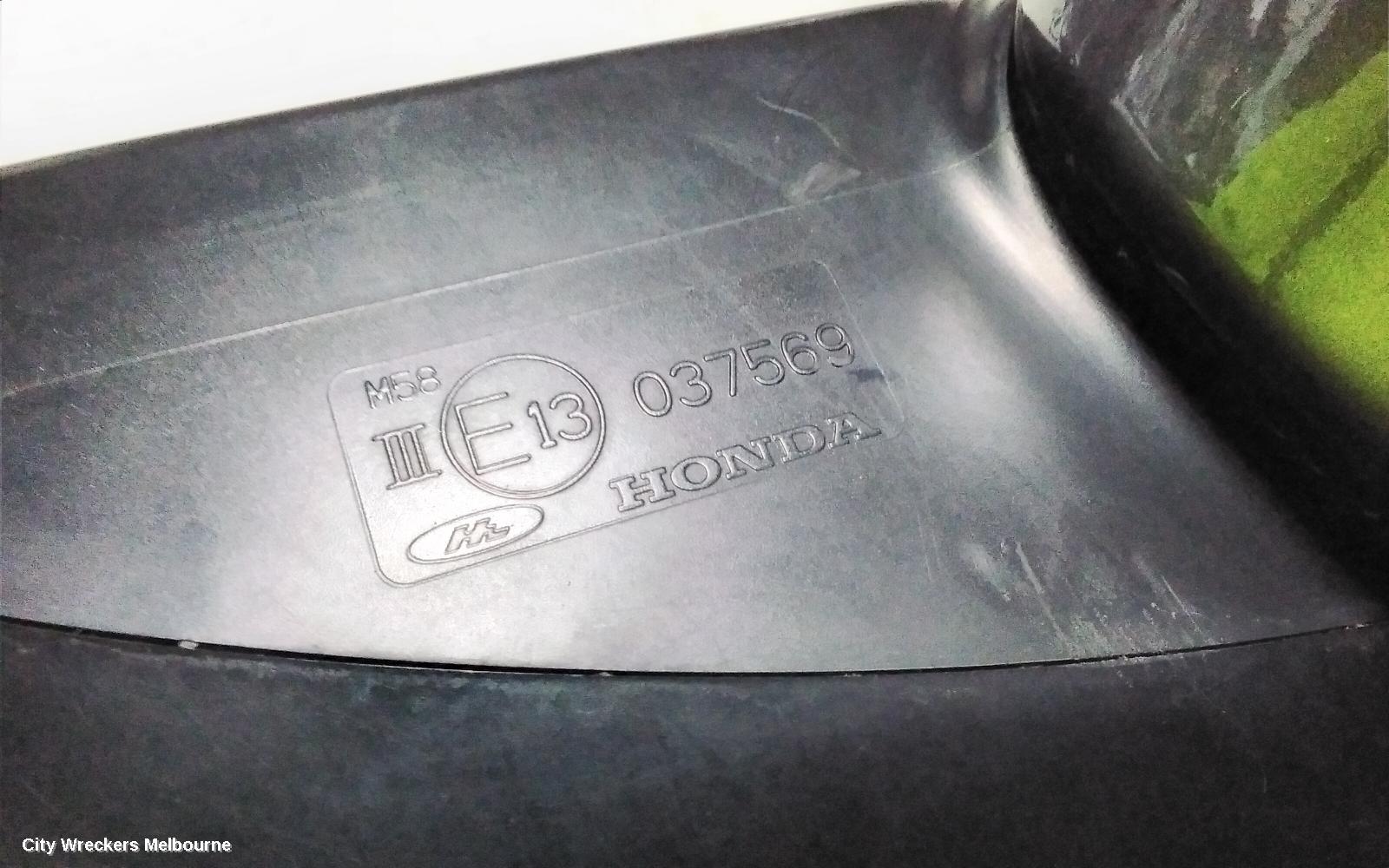 HONDA ODYSSEY LEFT DOOR MIRROR, RC1, POWER FOLD, COLOUR CODED, NON CAMERA & NON BLIND SPOT TYPE, 02/2014 - 03/2022