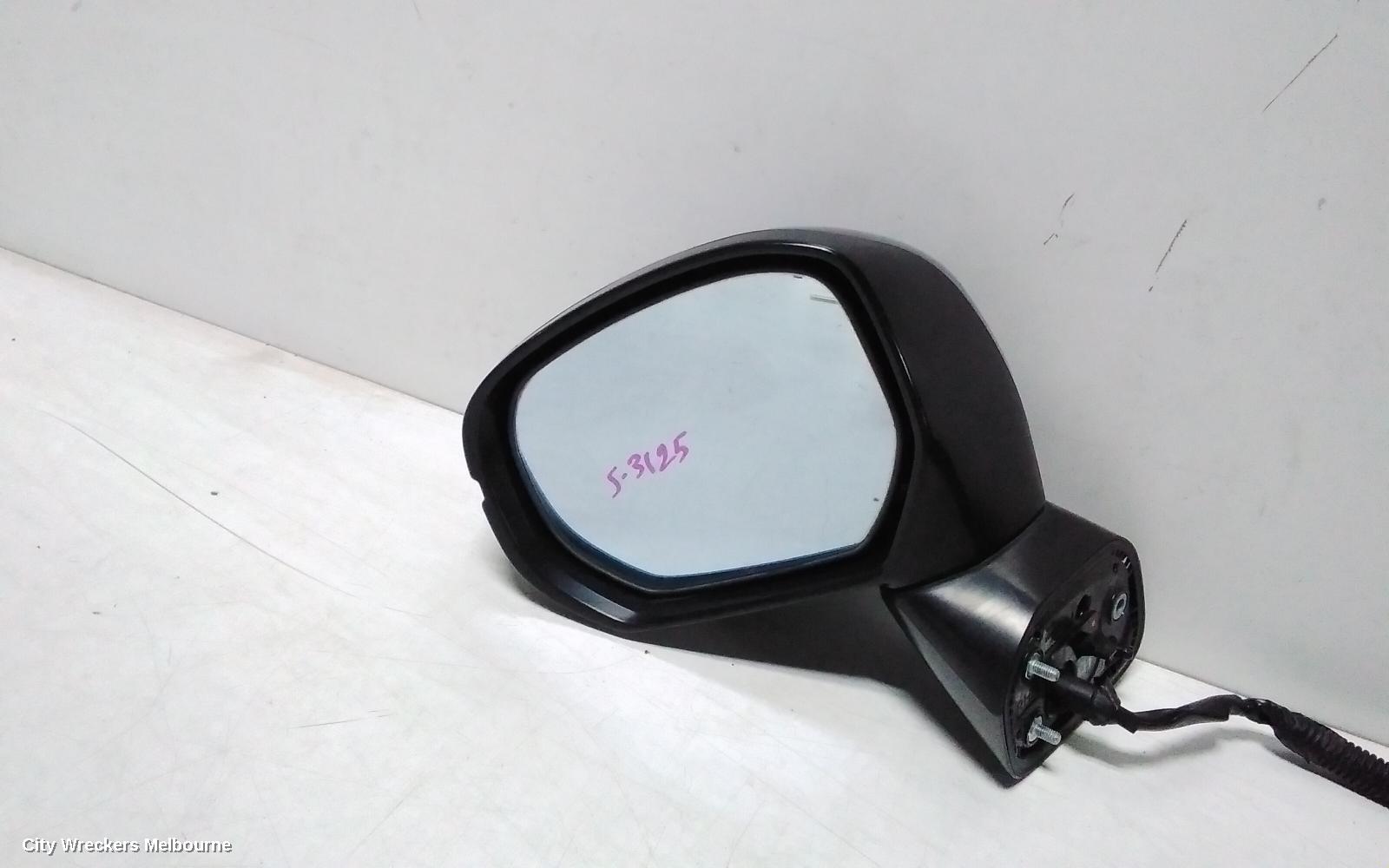 HONDA ODYSSEY LEFT DOOR MIRROR, RC1, POWER FOLD, COLOUR CODED, NON CAMERA & NON BLIND SPOT TYPE, 02/2014 - 03/2022