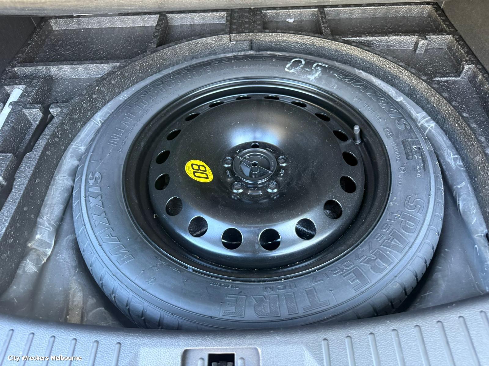 FORD KUGA WHEEL STANDARD/STEEL, SPACE SAVER SPARE, TF, TITANIUM, 11/2012 - 09/2016