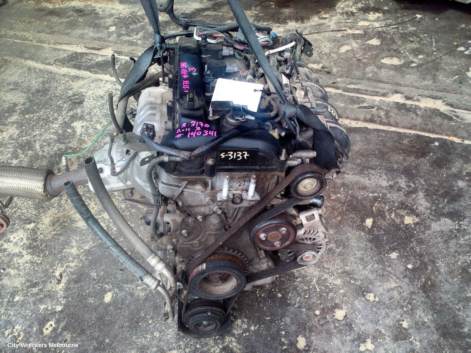MAZDA 3 ENGINE, PETROL, 2.0, LF, VVT, BK-BL, 06/2006 - 10/2013