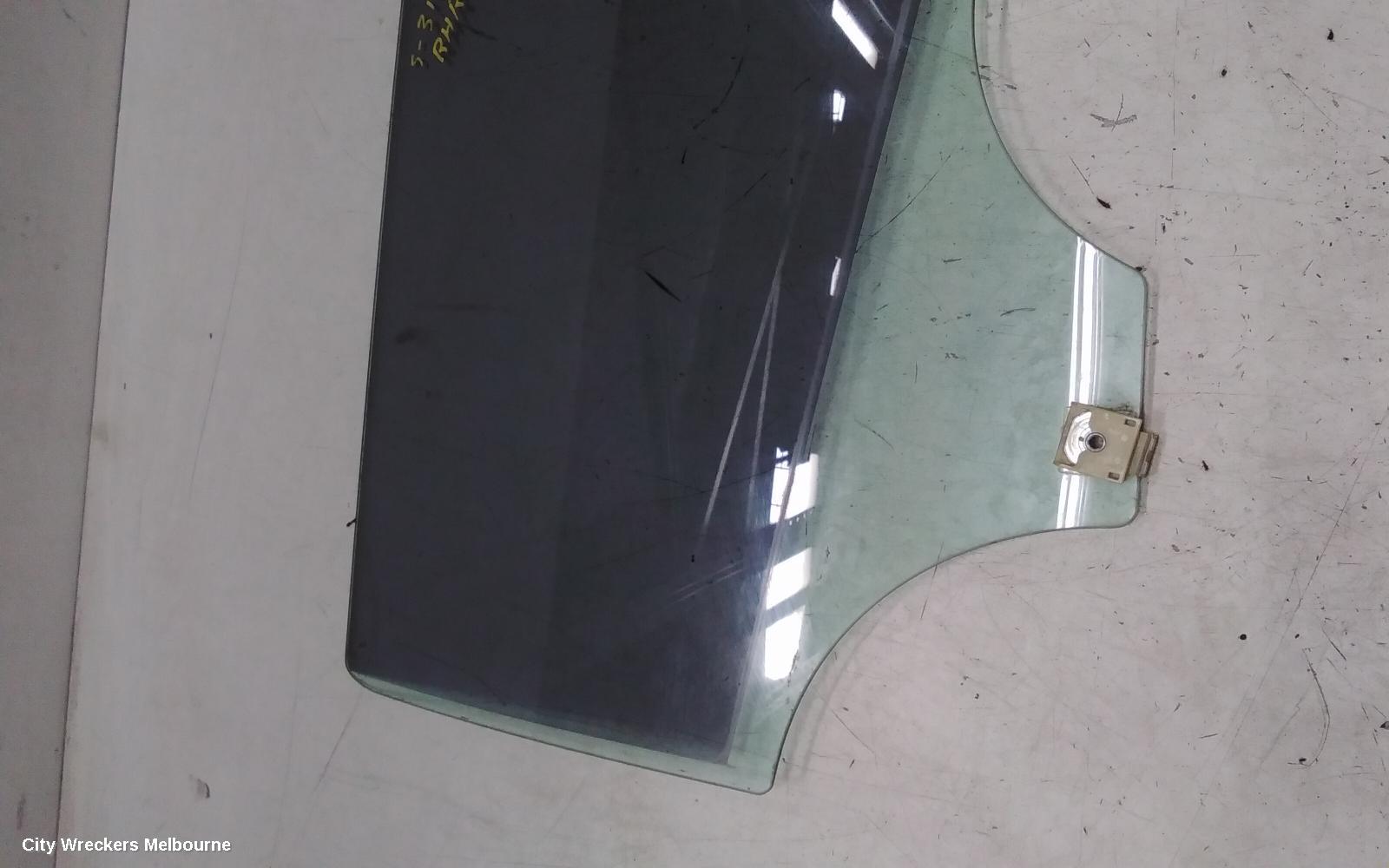 MAZDA 3 RIGHT REAR DOOR WINDOW, BL, STANDARD TINT TYPE, HATCH, 04/2009 - 10/2013