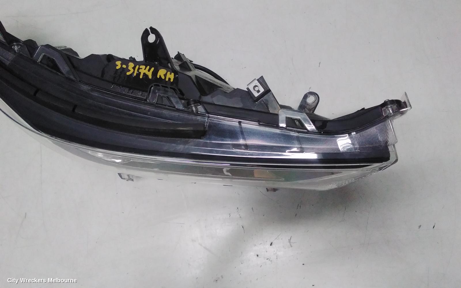 TOYOTA RAV4 RIGHT HEADLAMP, W/ LED, NON PROJECTOR TYPE, XA50, NON HEV, 11/2018 - 05/2024