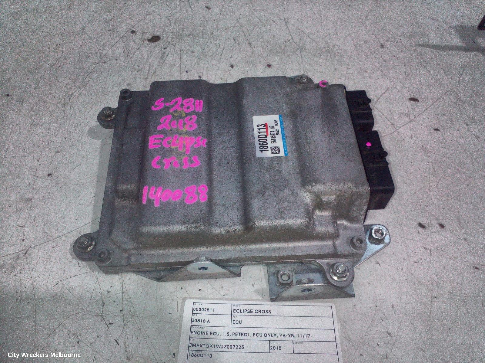 MITSUBISHI ECLIPSE CROSS ECU, ENGINE ECU, 1.5, PETROL, ECU ONLY, YA-YB, 11/2017 ONWARDS