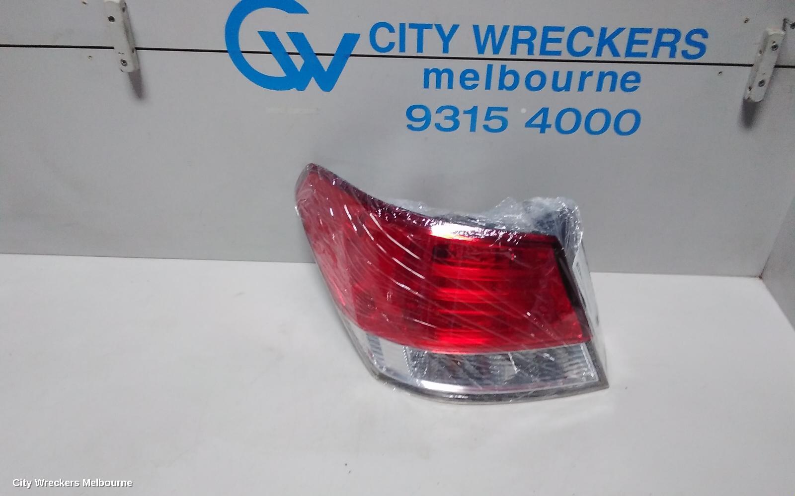 SUBARU LIBERTY LEFT TAILLIGHT, 5TH GEN, SEDAN, IN BODY, 07/2009 - 11/2014