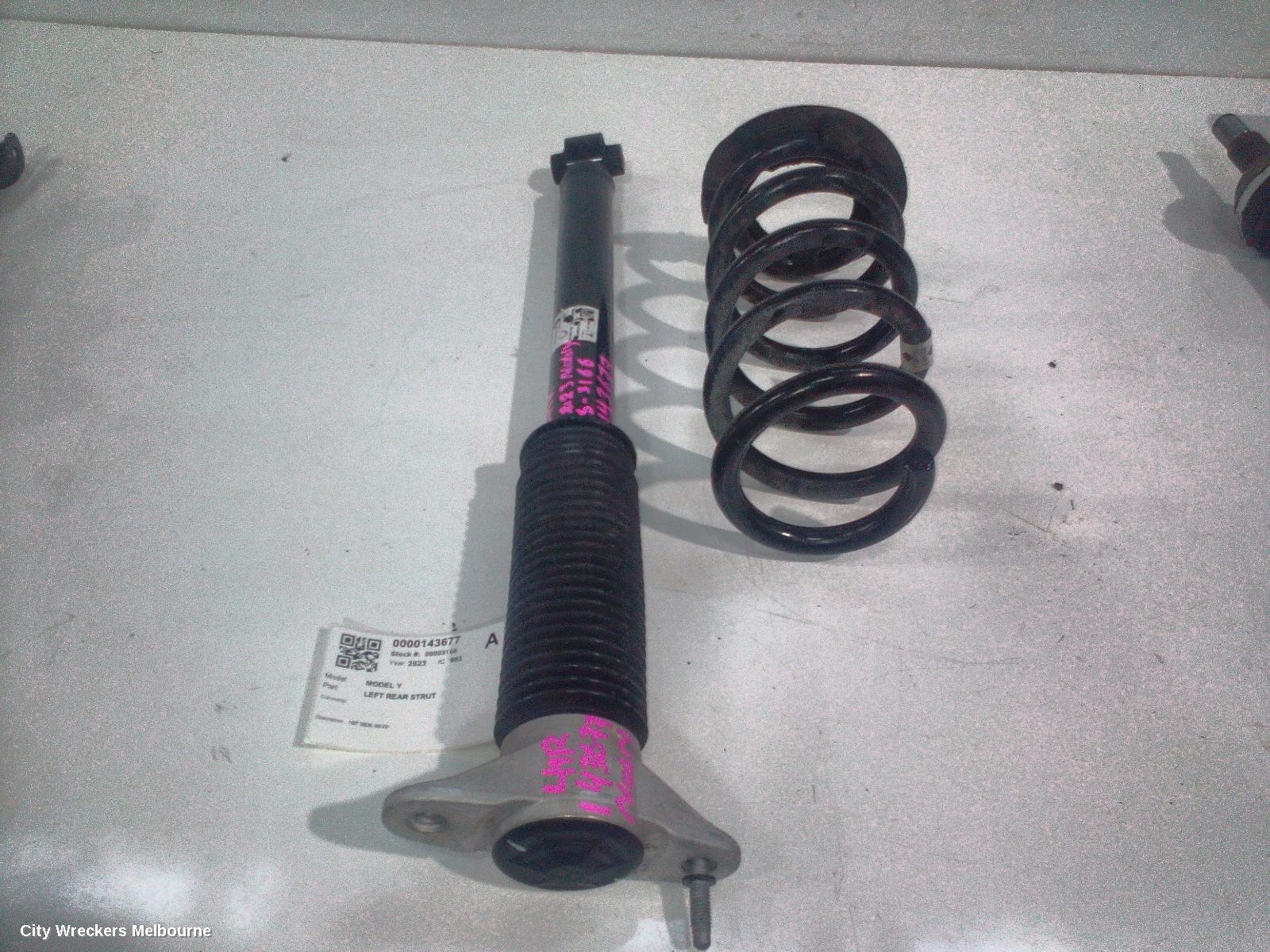 TESLA MODEL Y LEFT REAR STRUT, 1ST GEN, 03/2022 ONWARDS