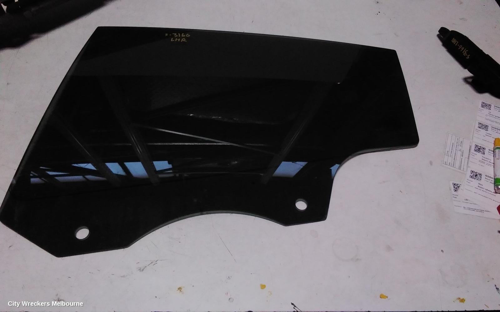 TESLA MODEL Y LEFT REAR DOOR WINDOW, 1ST GEN, 03/2022 - 02/2025