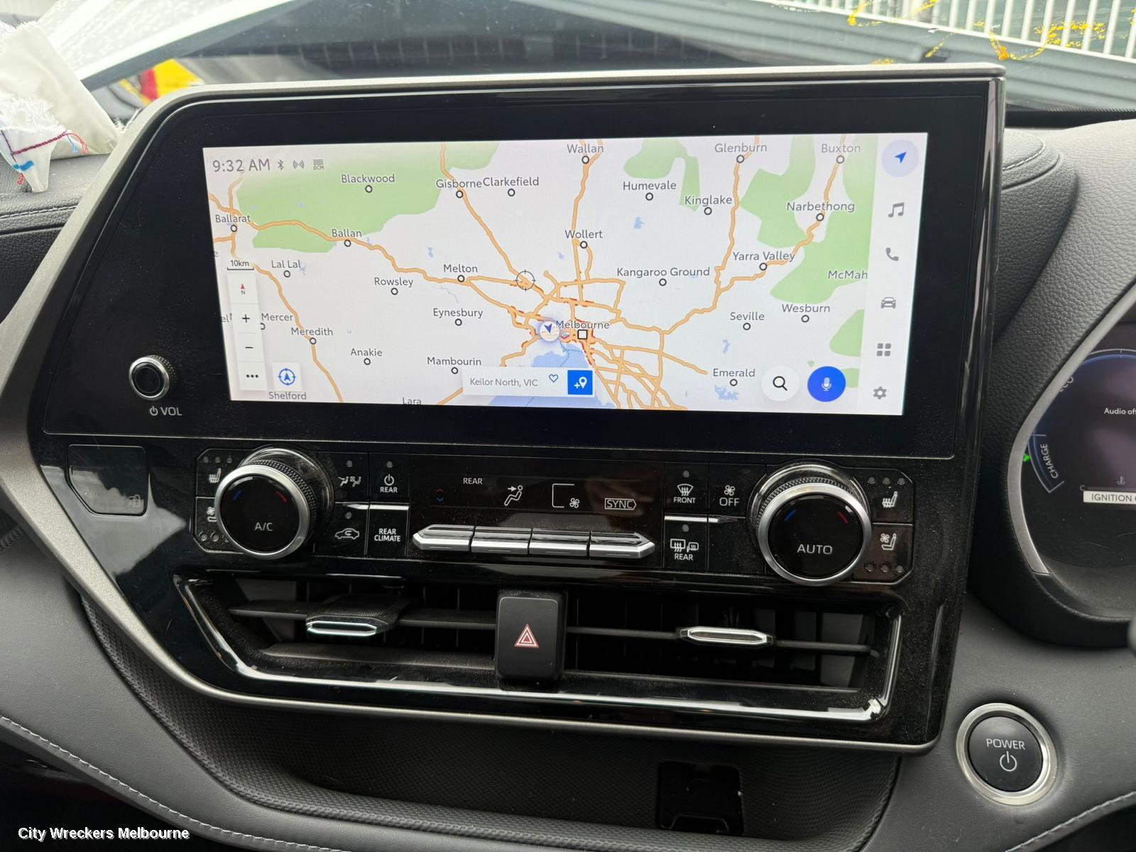 TOYOTA KLUGER RADIO/CD/DVD/SAT/TV, HEAD UNIT, W/ DISPLAY UNIT, 12.3IN TOUCHSCREEN, W/ SAT NAV TYPE, XU70 SERIES, 08/2022 ONWARDS