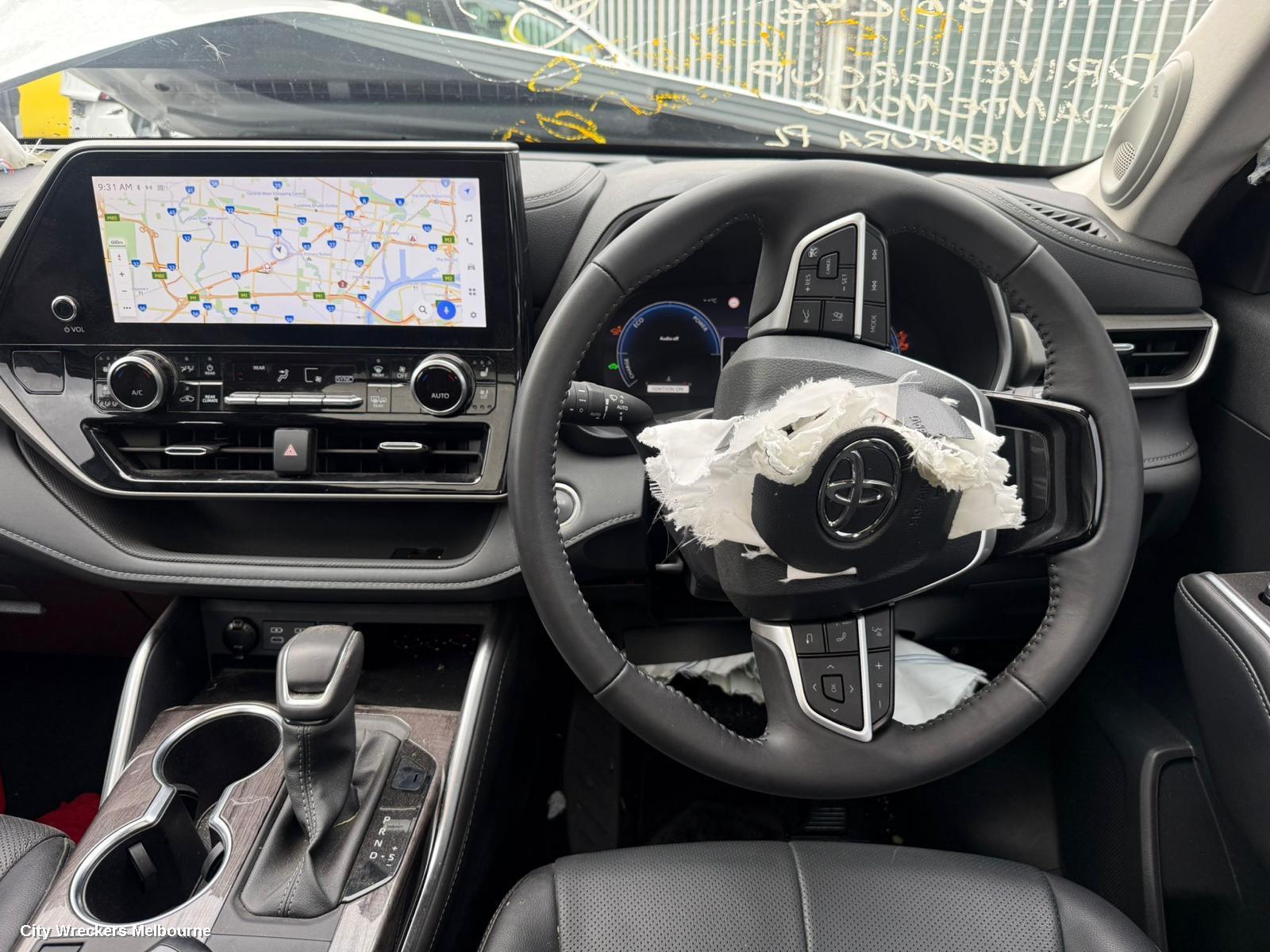 TOYOTA KLUGER RADIO/CD/DVD/SAT/TV, HEAD UNIT, W/ DISPLAY UNIT, 12.3IN TOUCHSCREEN, W/ SAT NAV TYPE, XU70 SERIES, 08/2022 ONWARDS