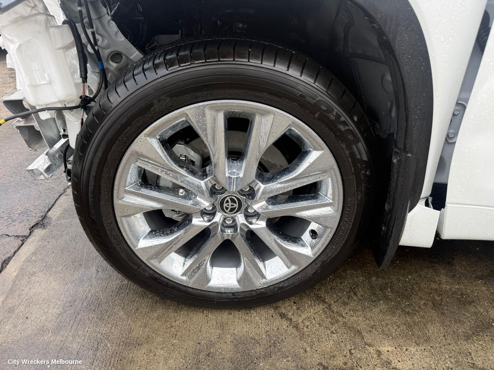 TOYOTA KLUGER WHEEL MAG, FACTORY, 20X8IN, 5 V SPOKE, XU70 SERIES, 03/2021 ONWARDS
