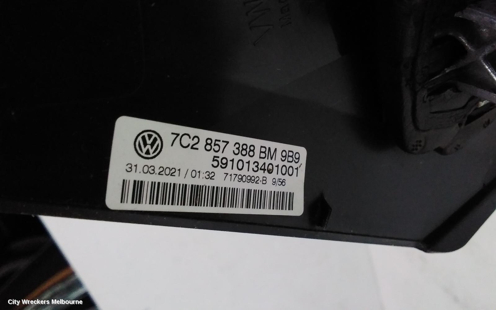 VOLKSWAGEN CRAFTER RIGHT DOOR MIRROR, SY1, W/ POWER FOLD TYPE, 08/2017 ONWARDS