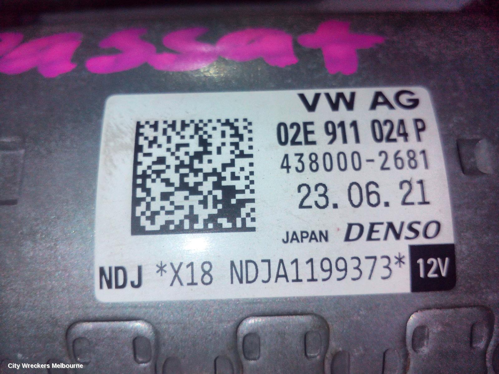 VOLKSWAGEN PASSAT STARTER, PETROL, 2.0, CZPB/CHHB/CJXA CODE, DENSO, 1.5KW, B8/MK7, 05/2016 - 05/2023