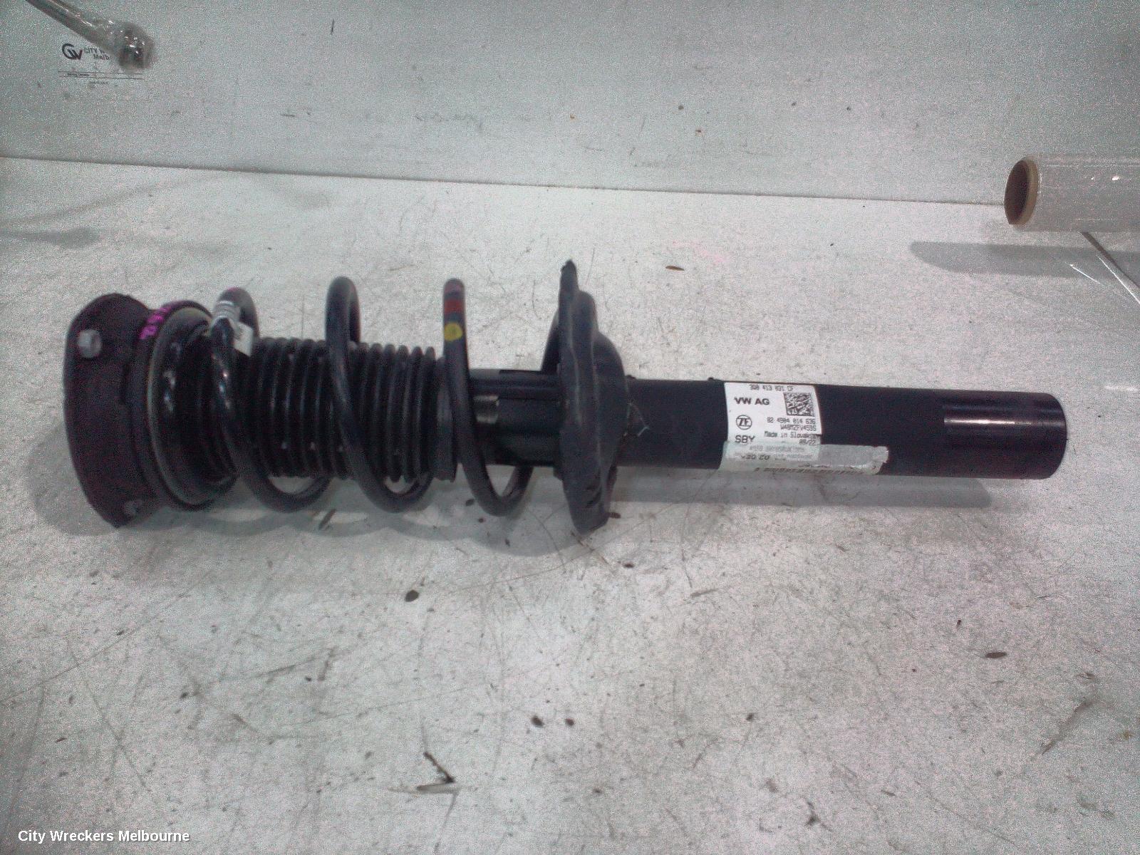 VOLKSWAGEN PASSAT LEFT FRONT STRUT, B8/MK7, NON ELECTRIC TYPE, 06/2015 - 05/2023