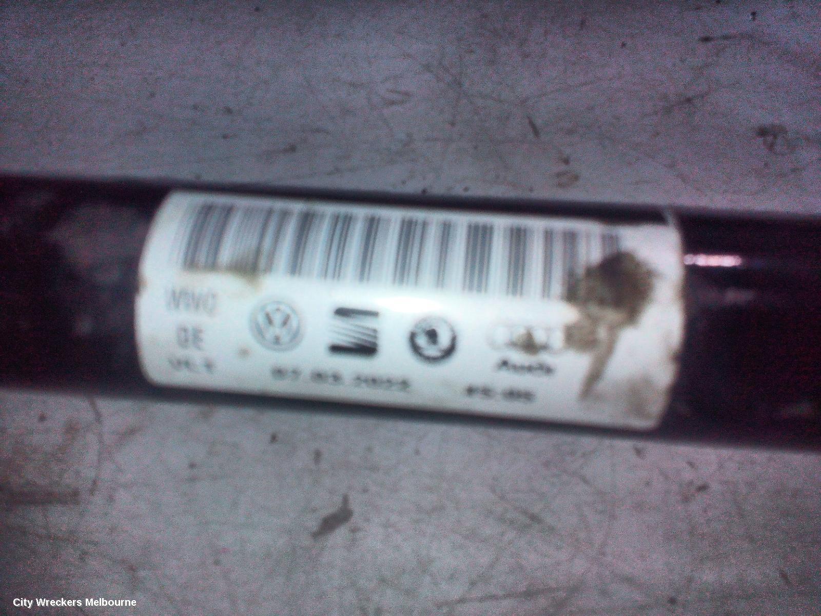 VOLKSWAGEN PASSAT LEFT DRIVESHAFT, FRONT, PETROL, 2.0, TURBO, 140TSI, B8/MK7, 05/2016 - 05/2023