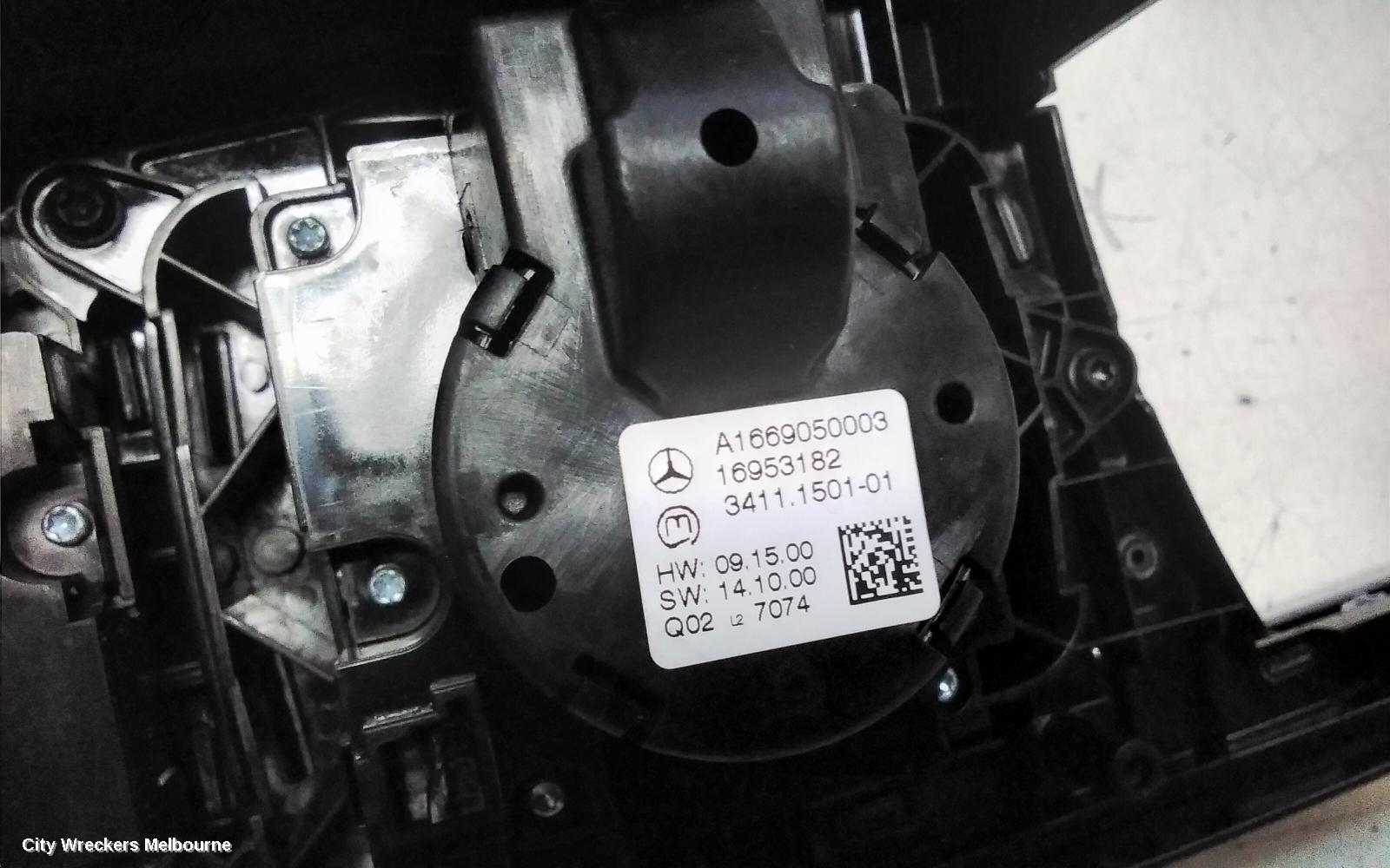 MERCEDES GLE CLASS COMBINATION SWITCH, MULTIMEDIA CONTROL SWITCH ASSY, W166, WAGON, 06/2015 - 04/2019