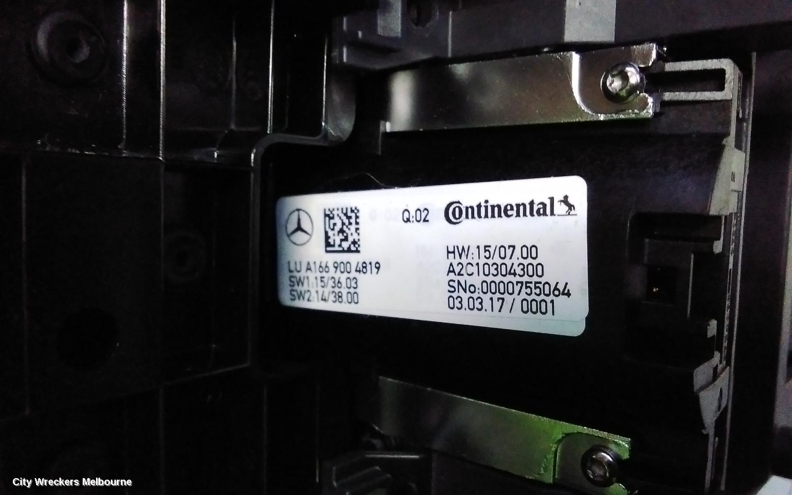 MERCEDES GLE CLASS COMBINATION SWITCH, MULTIMEDIA CONTROL SWITCH ASSY, W166, WAGON, 06/2015 - 04/2019